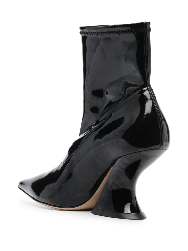 Elodie 80mm leather ankle boots 3