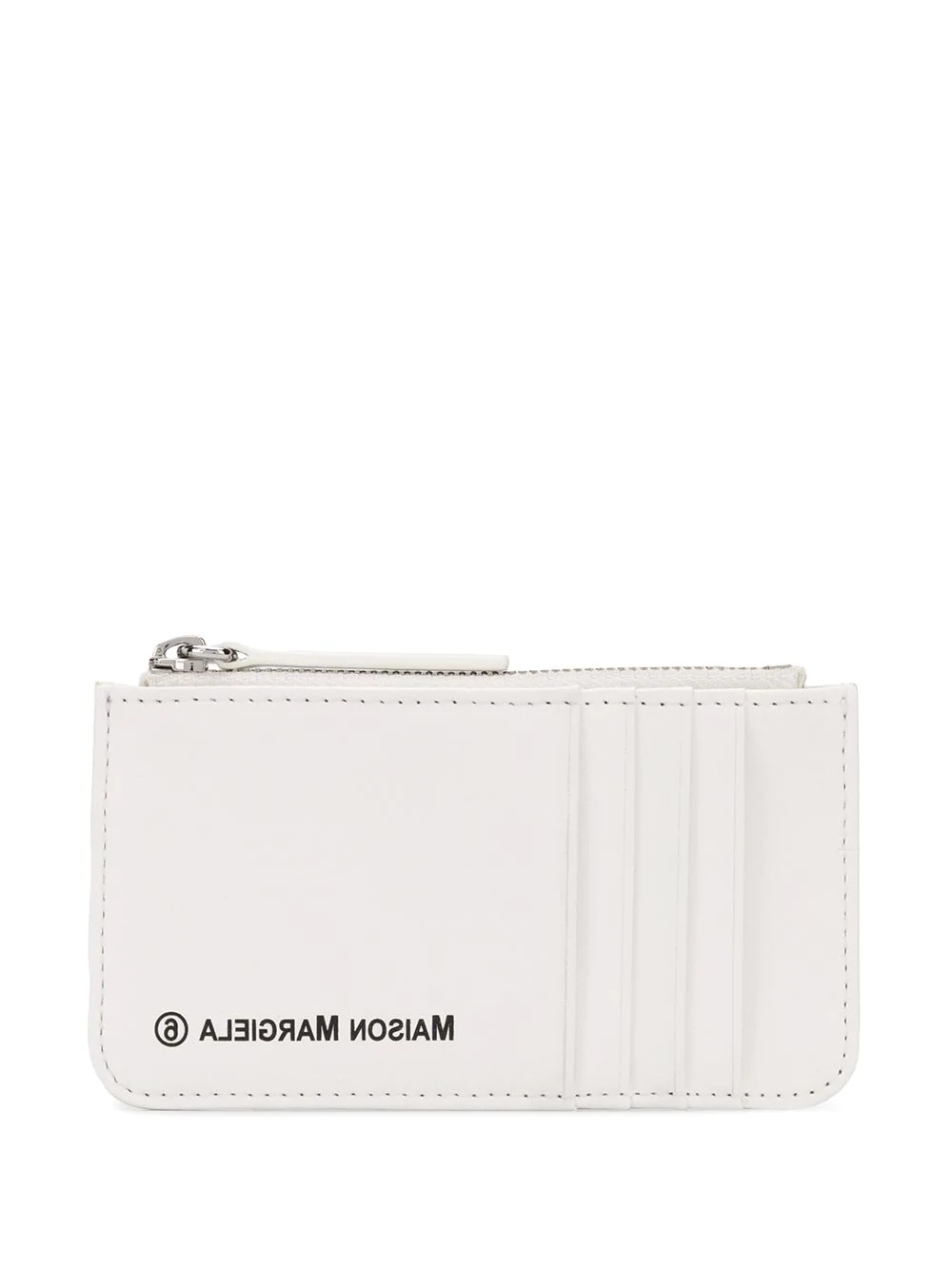 reverse logo zip purse - 1