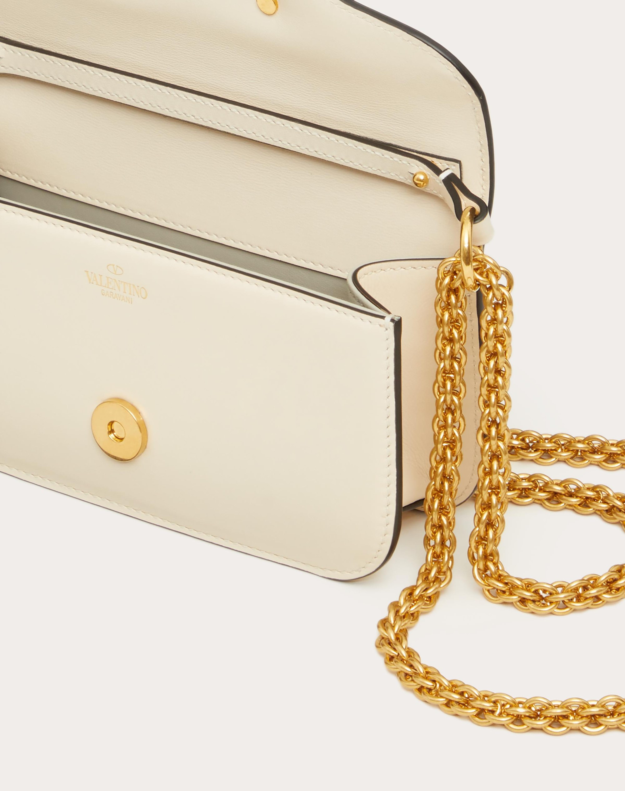 VALENTINO GARAVANI LOCÒ SMALL SHOULDER BAG IN CALFSKIN - 6