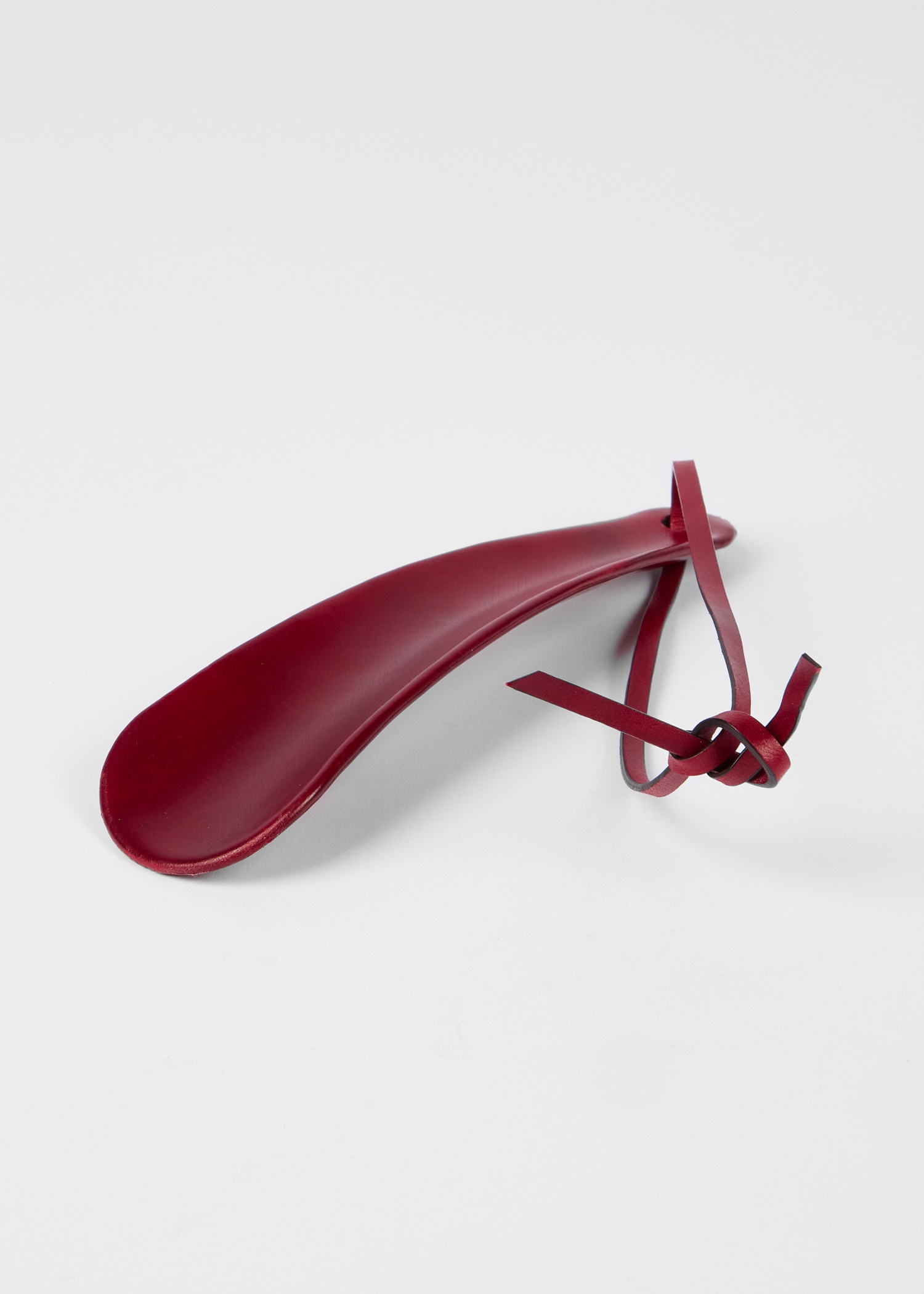 Il Bussetto for Paul Smith - Tibetan Red Leather Small Shoehorn - 3