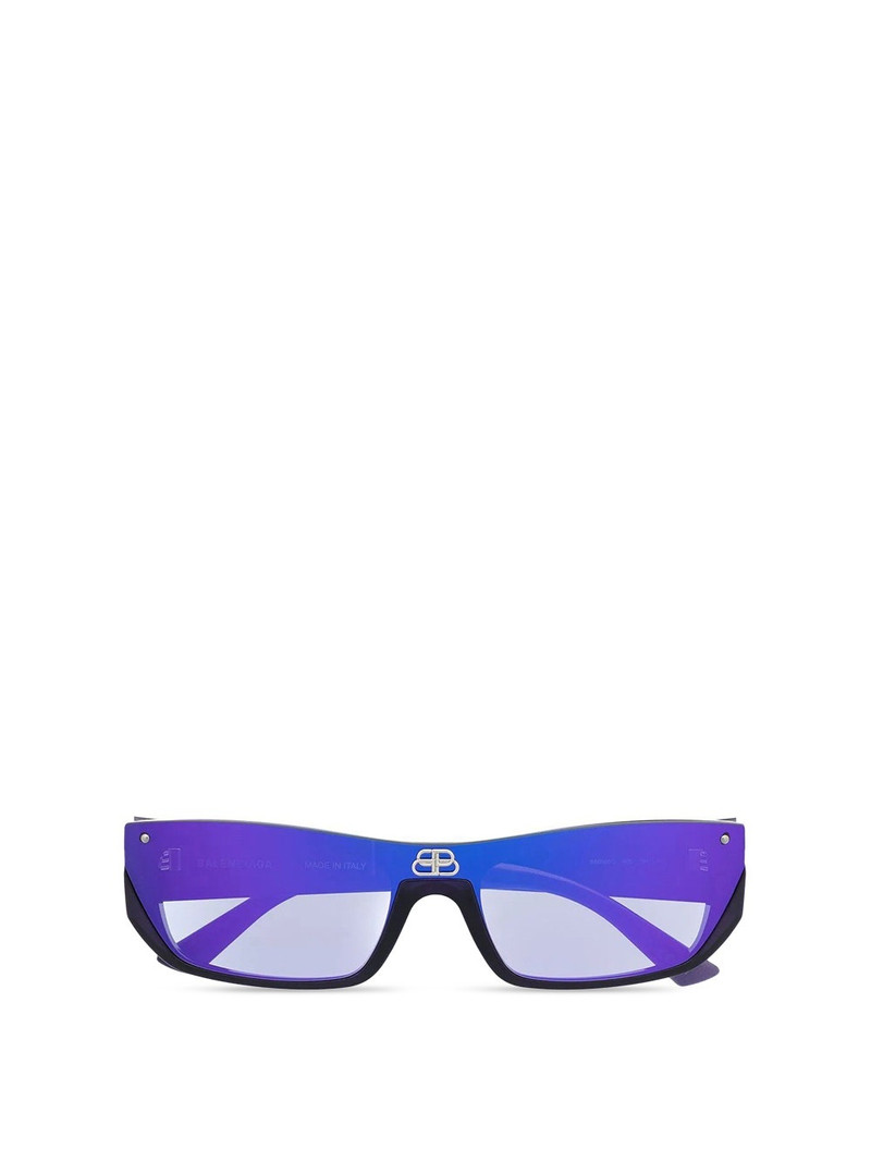 Shield rectangular-frame sunglasses - 1