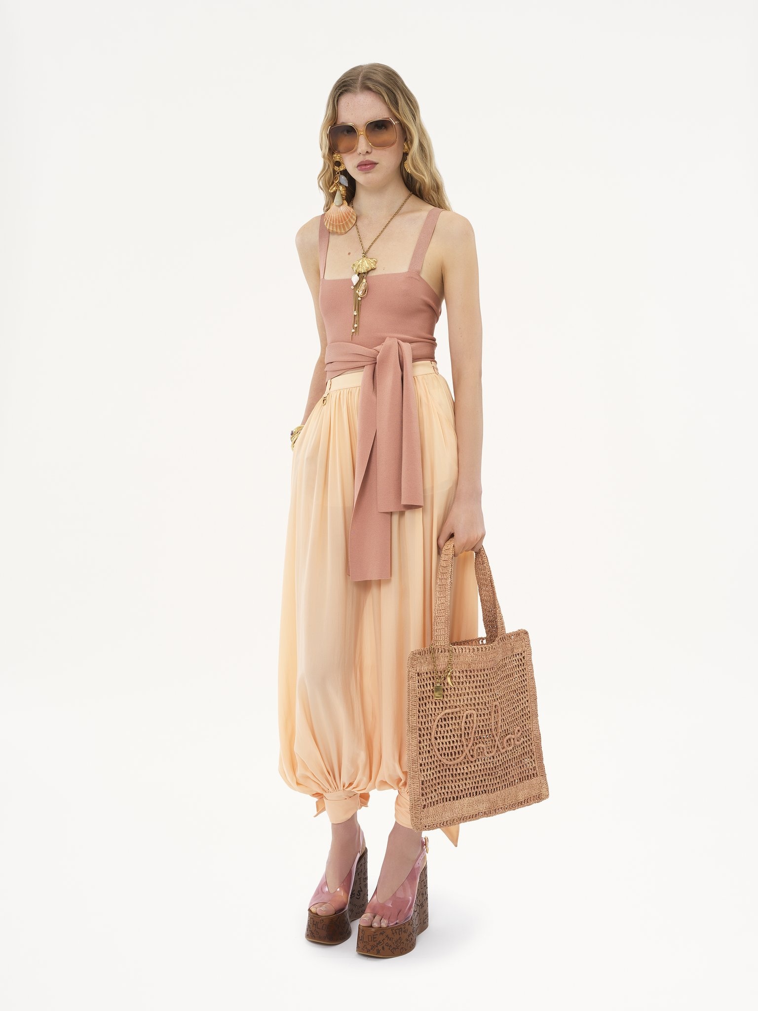SUMMER BANANA TOTE BAG IN RAFFIA - 8