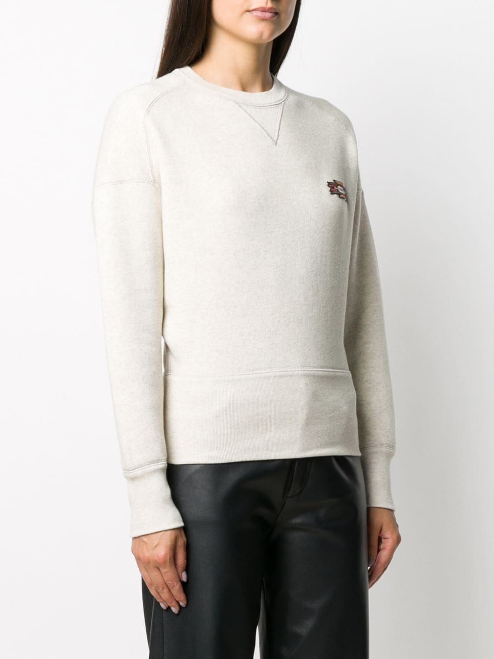 structured logo patch jumper - 3