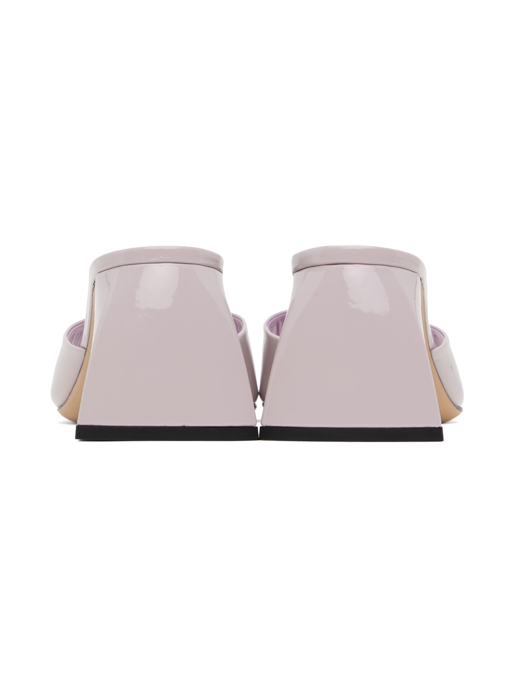 Purple Romy Mules - 2