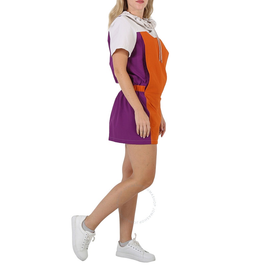 Kenzo Ladies Colorblock Sport Hooded Nylon Dress - 5