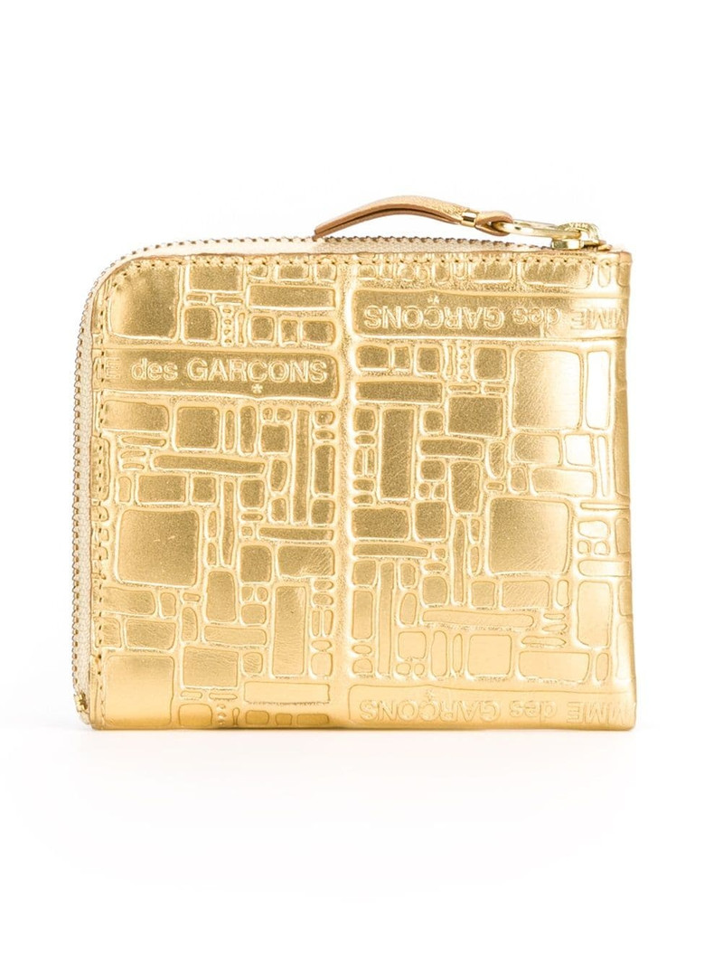 logo-embossed leather wallet 5
