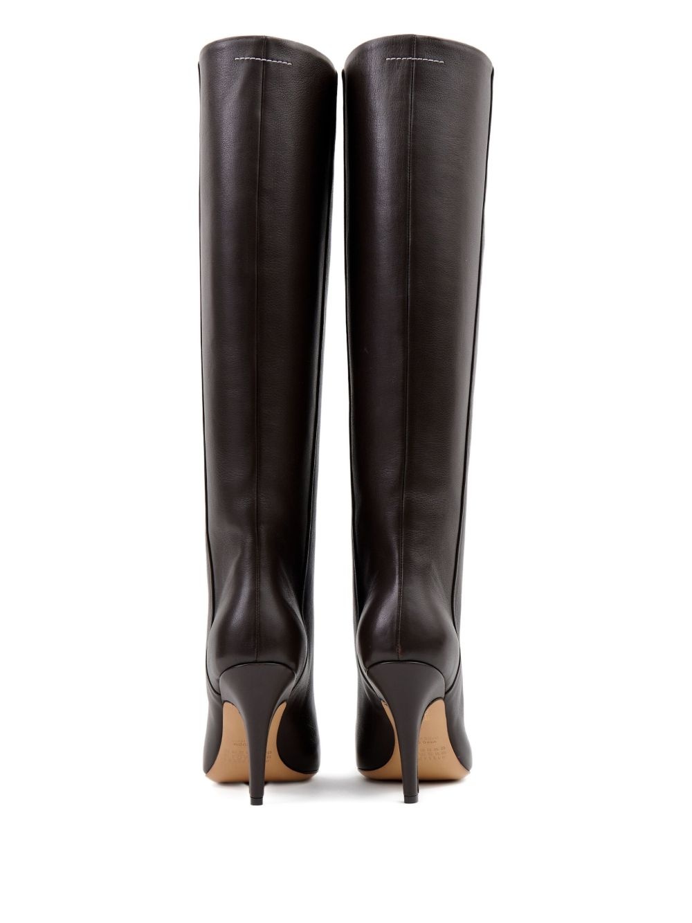 knee-high heeled boots - 4