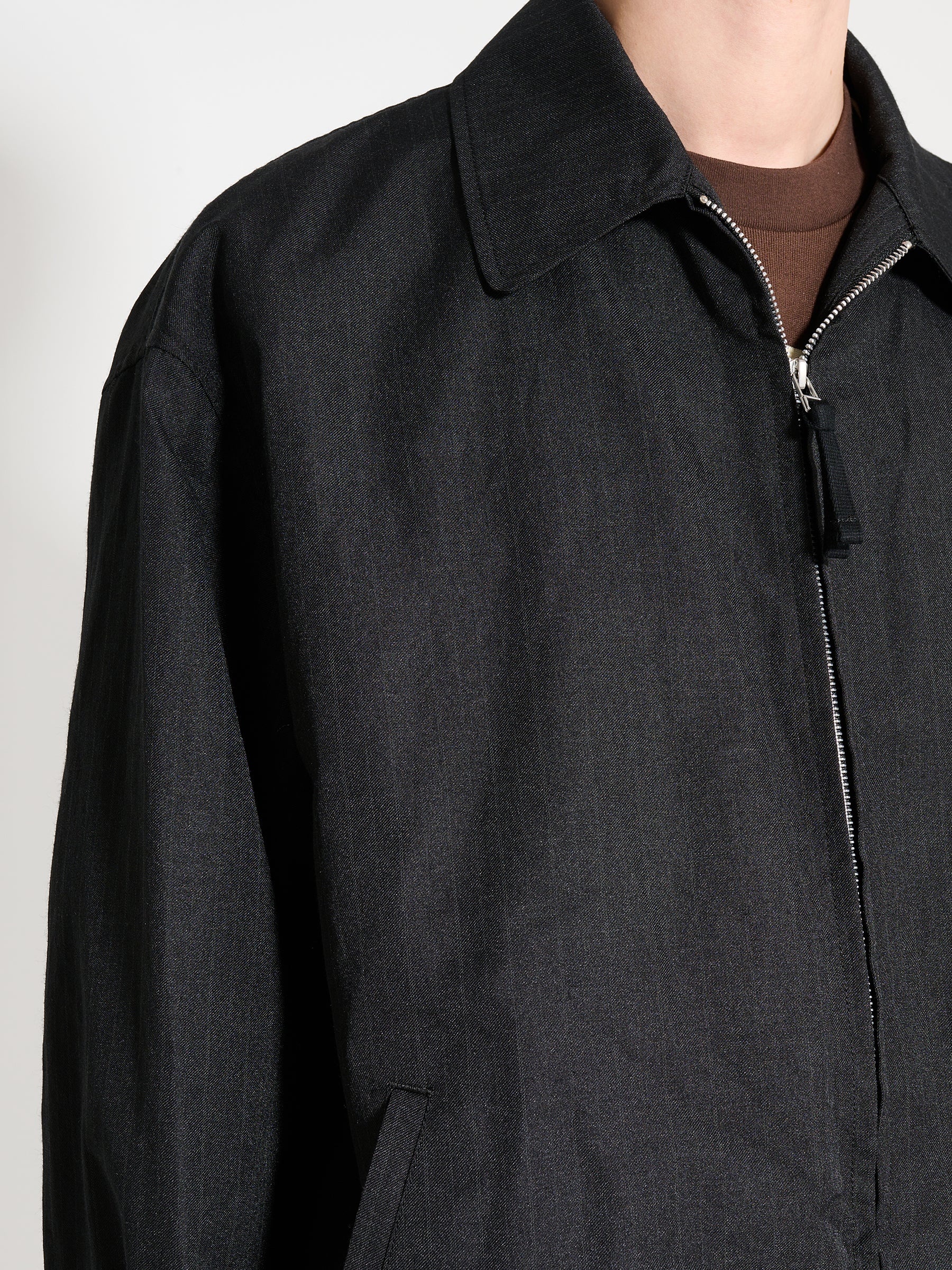 COMME DES GARÇONS HOMME ZIP JACKET BLACK STRIPE - 5