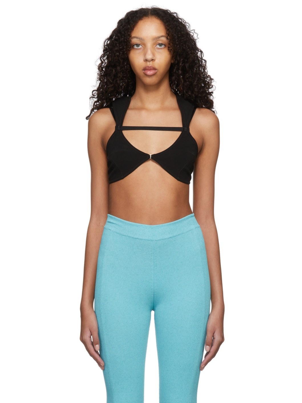 Black 'Le Bandeau Veleiro' Bra - 1