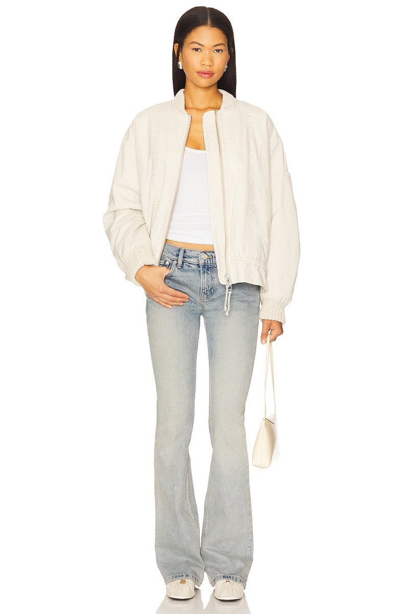 x We The Free Jax Washed Bomber In Almond Flour 5