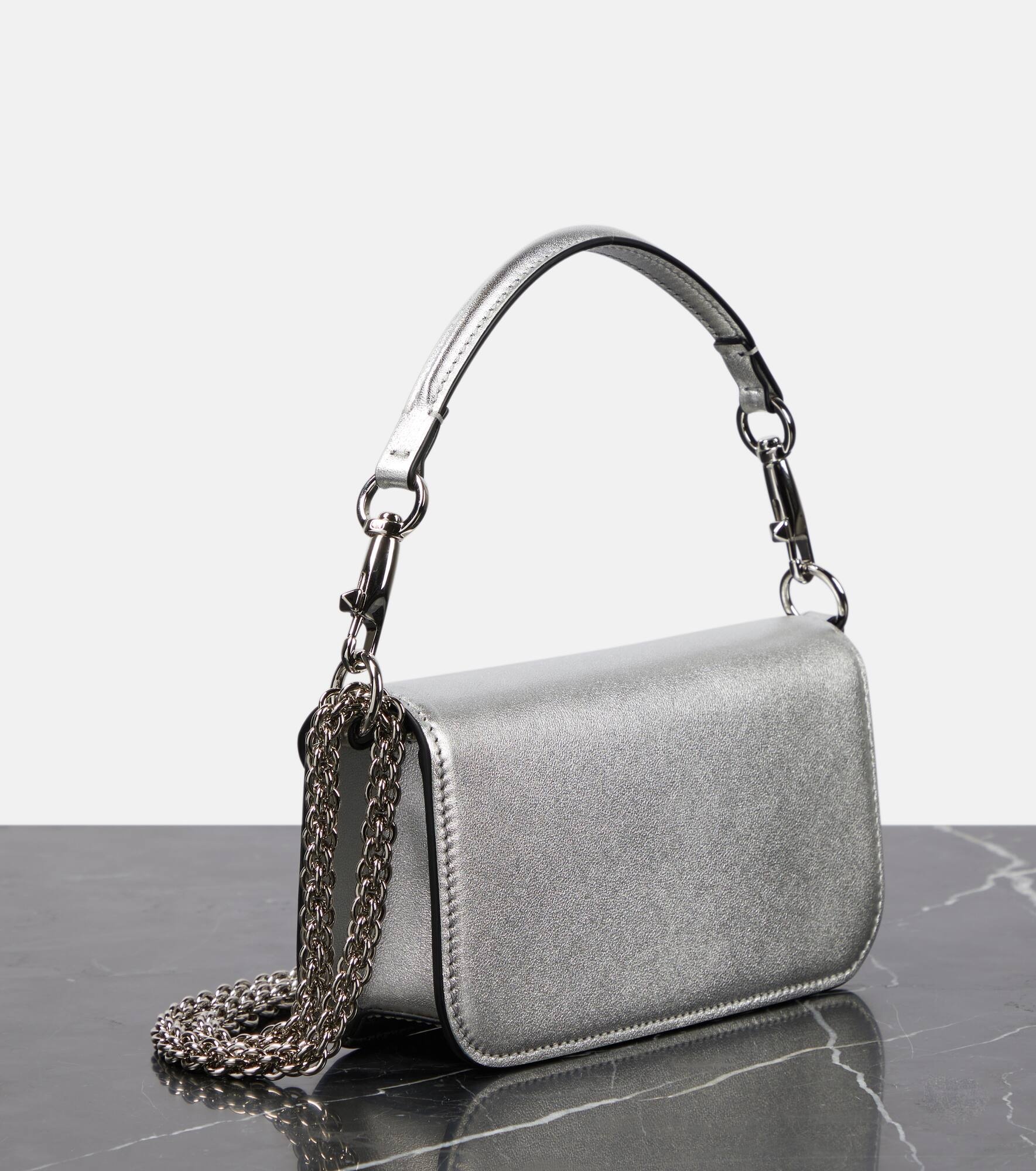 Locò Small metallic leather shoulder bag - 4