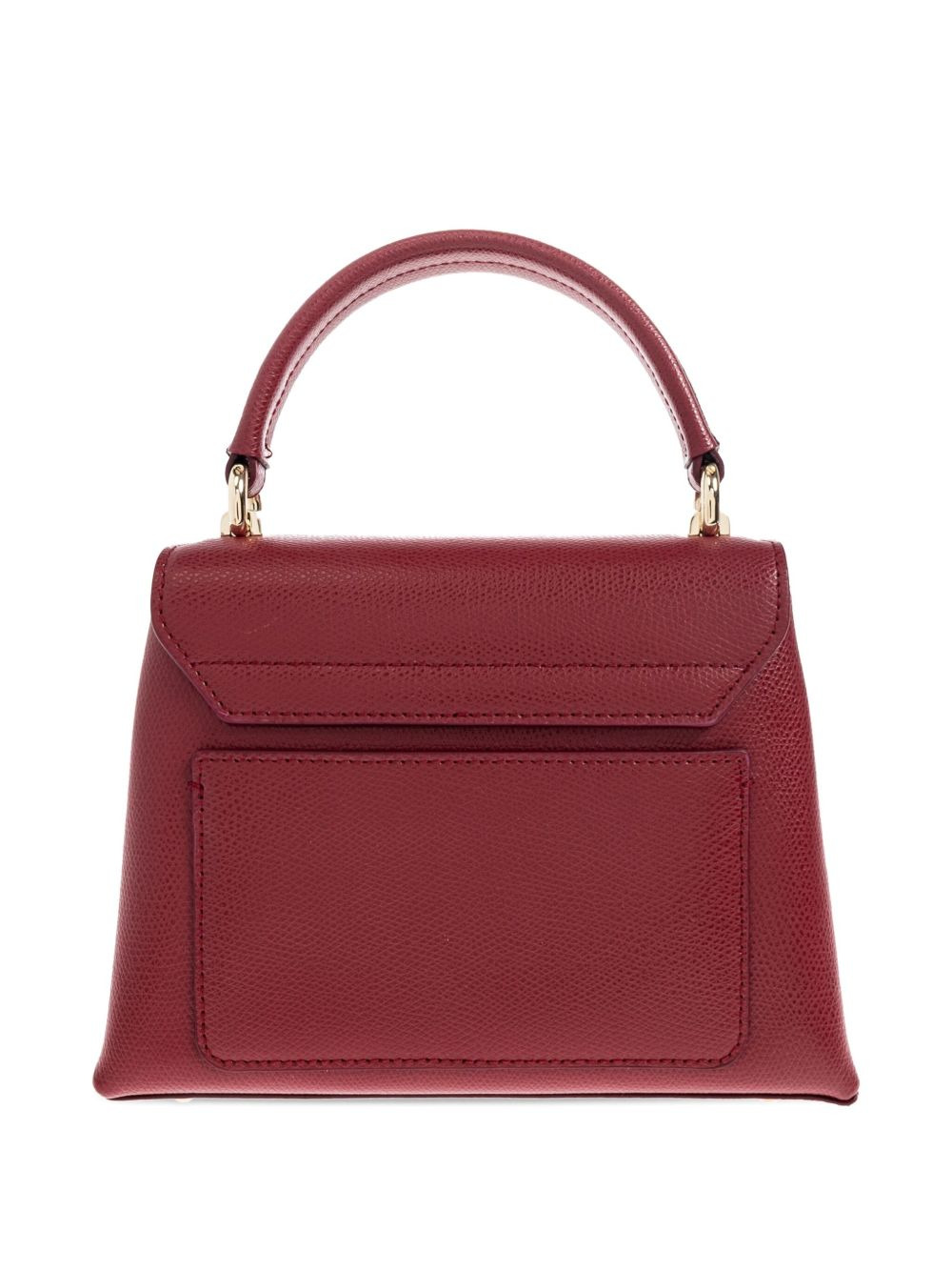mini 1927 leather tote bag - 3