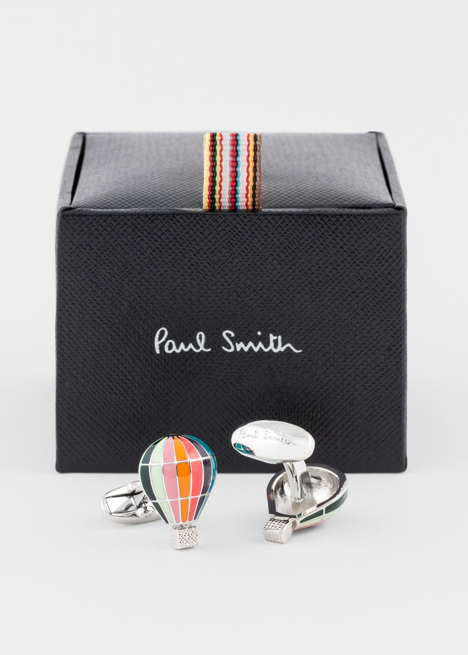'Artist Stripe' Hot Air Balloon Cufflinks - 2