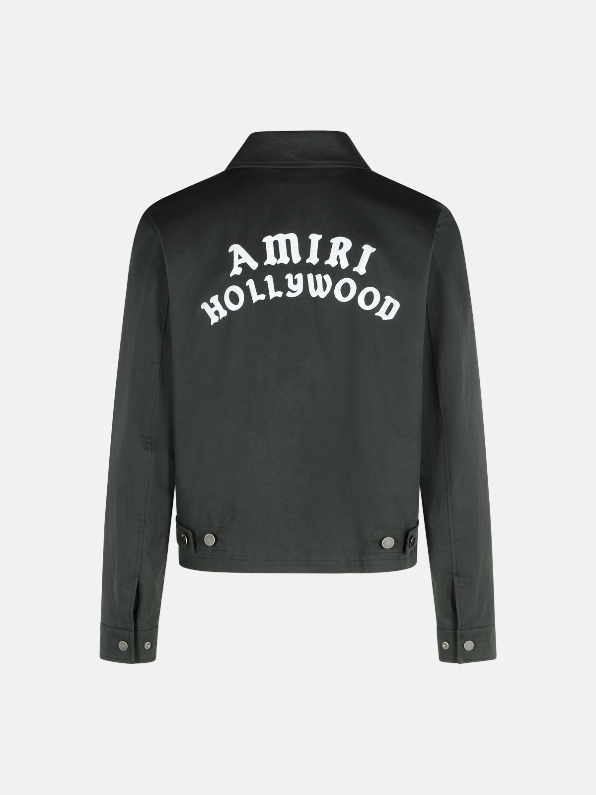 'HOLLYWOOD' BLACK COTTON JACKET - 3