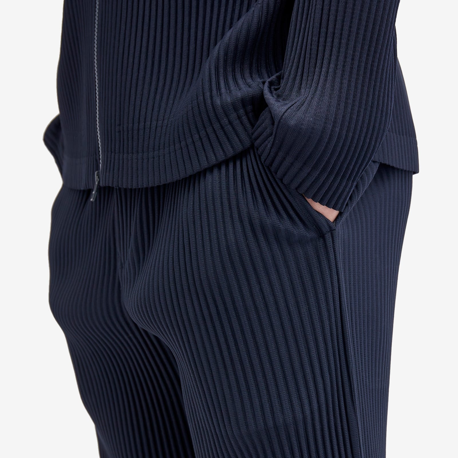 Homme Plissé Issey Miyake Pleated Straight Leg Trousers - 5