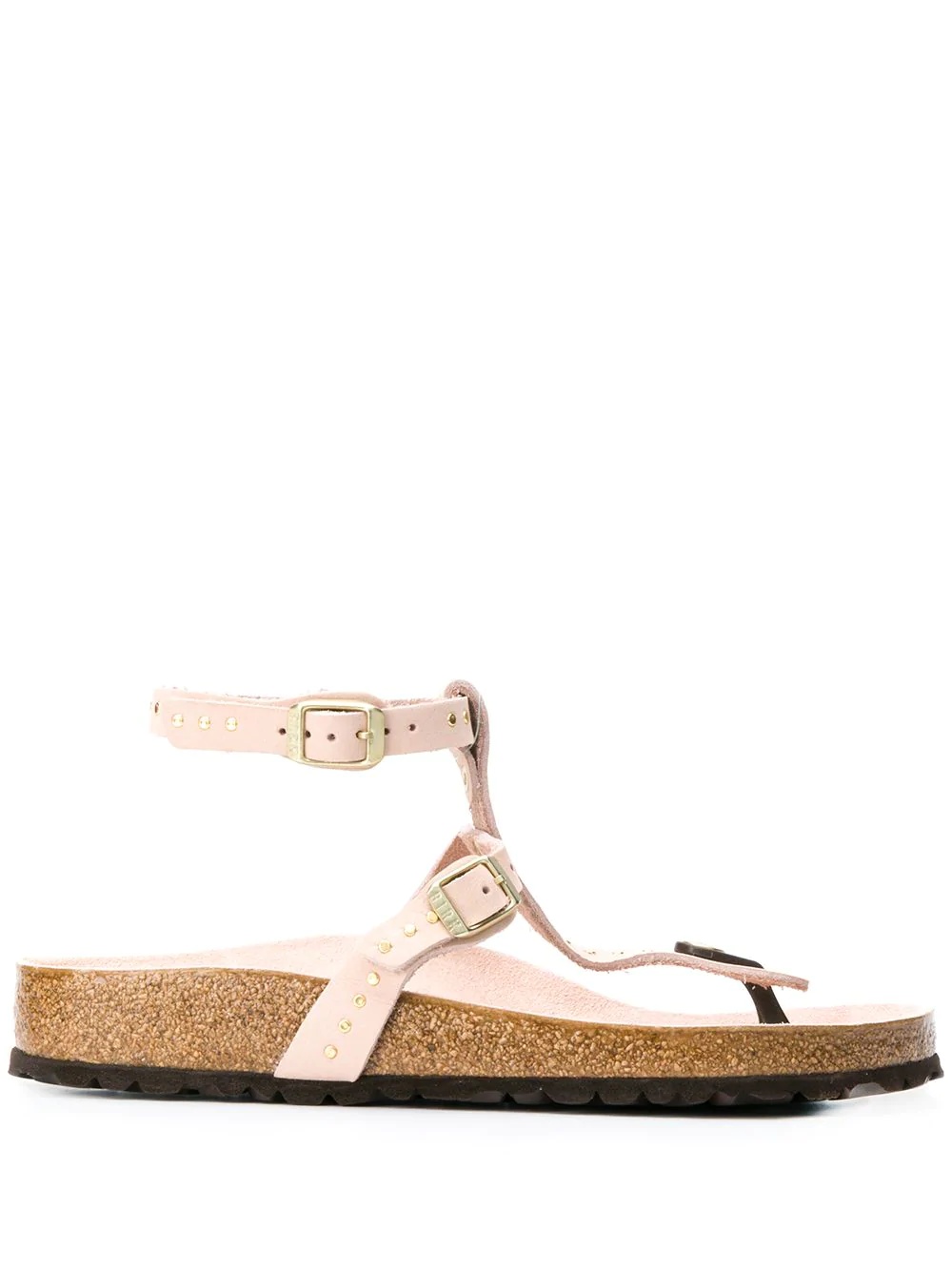 cork sole sandals - 1