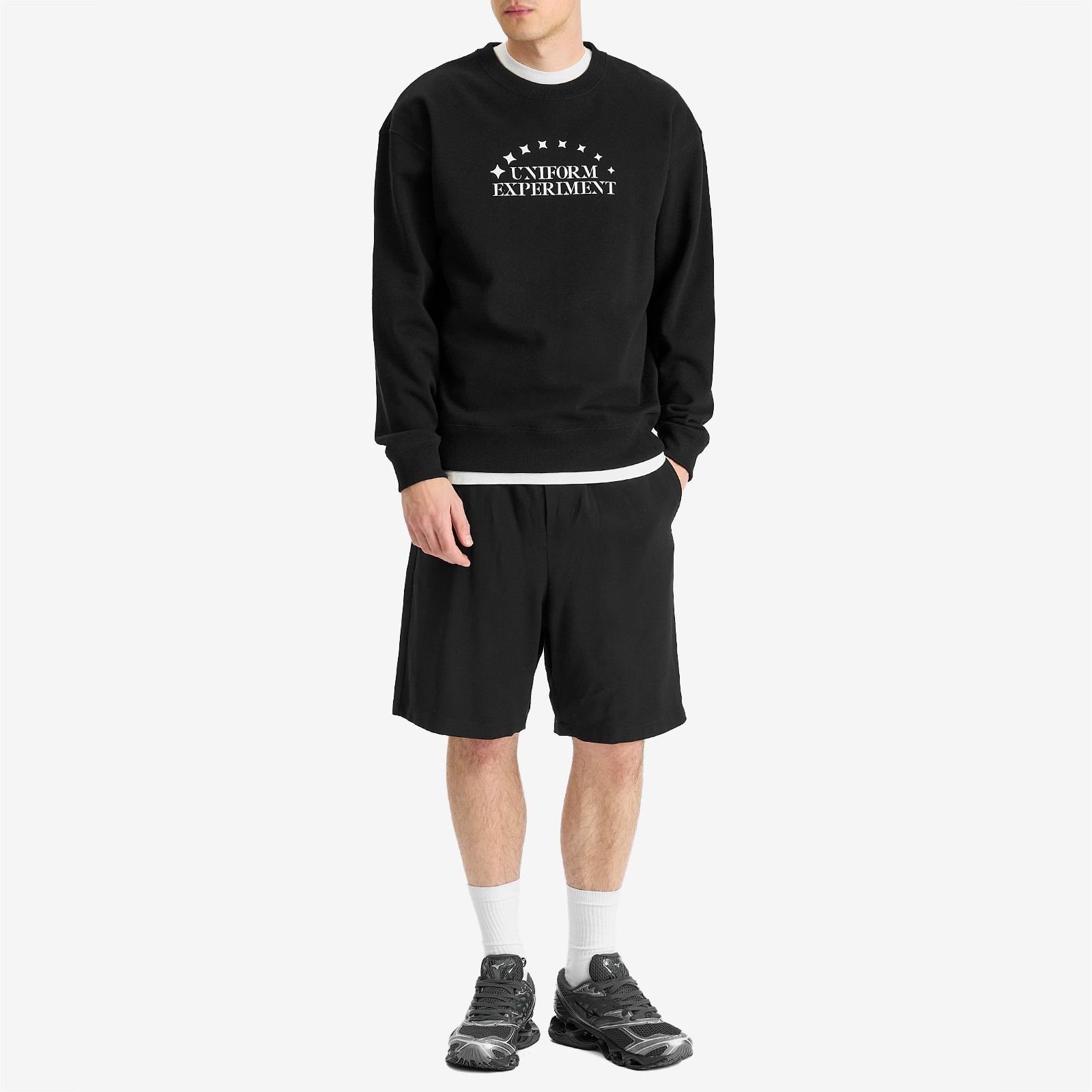 Uniform Experiment Stencil Logo Sweatshirt - 4