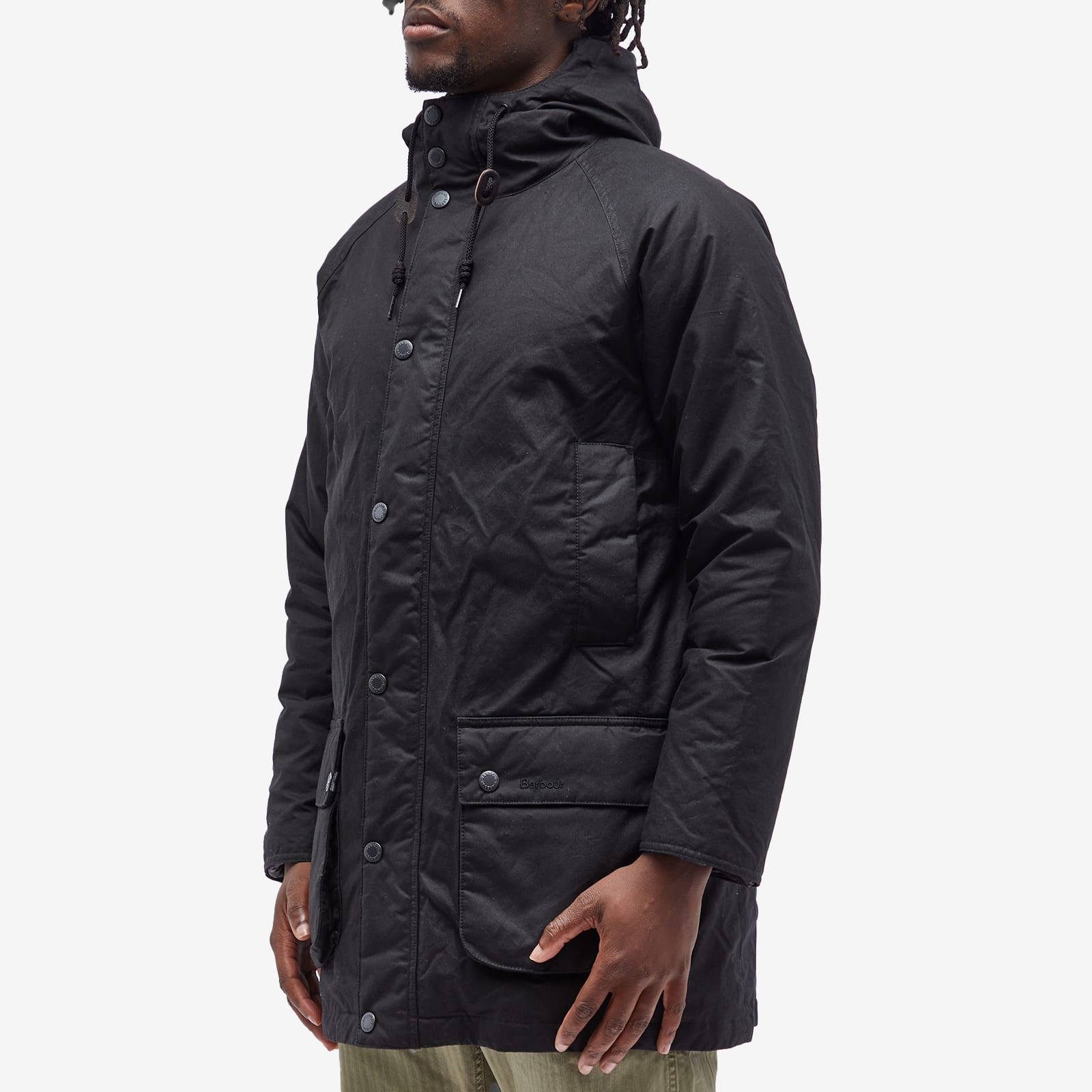 Barbour Hooded Beaufort Wax Jacket - 2