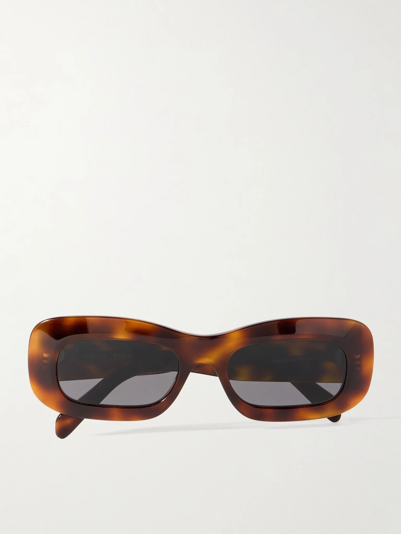 Square-frame tortoiseshell acetate sunglasses Tortoiseshell - 1