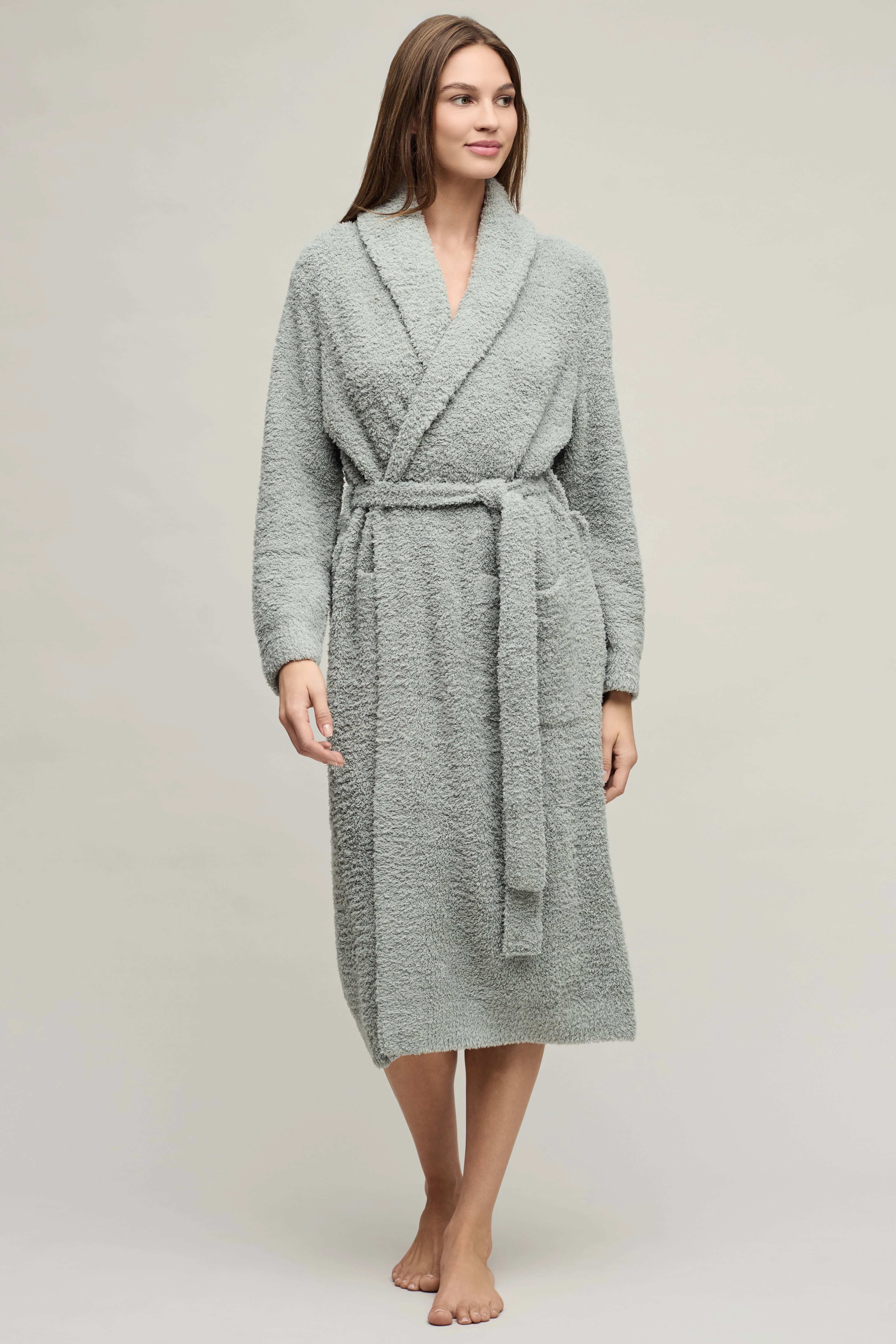 CozyChic® Long Solid Robe - 1