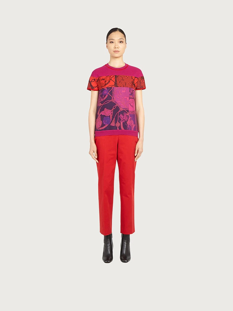 SILK AND WOOL T-SHIRT - 3