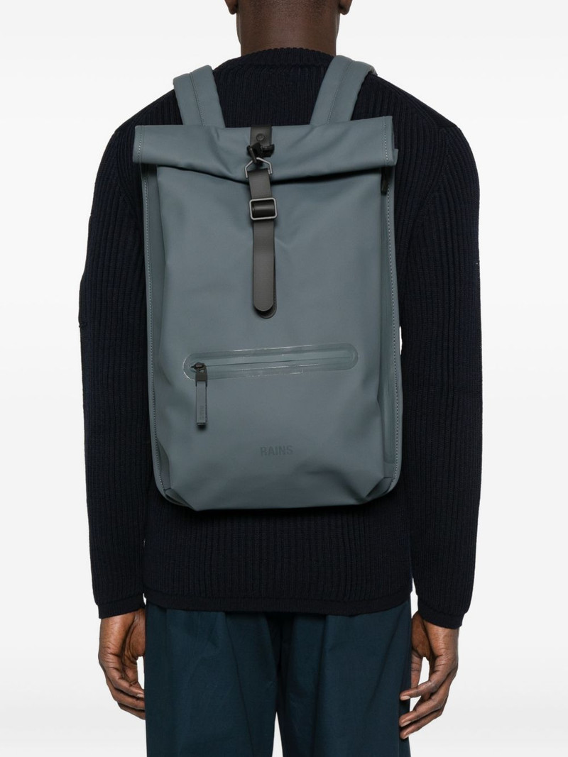 RAINS roll-top backpack outlook