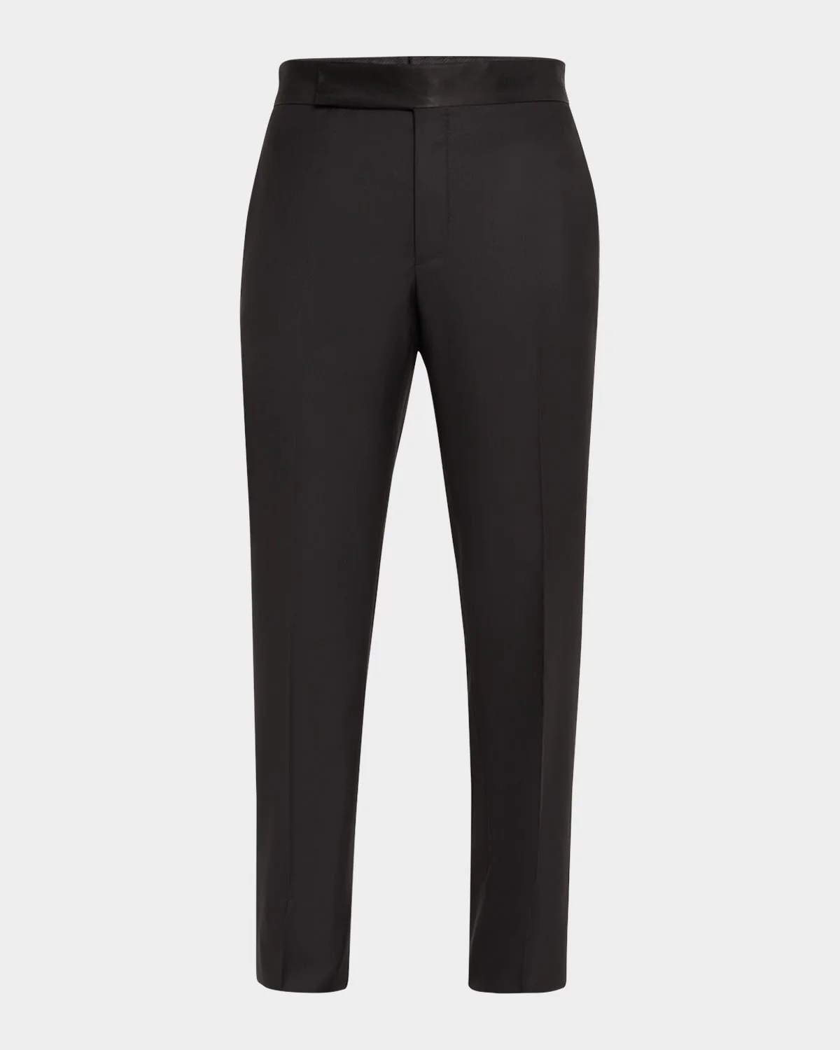 Men's Solid Formal Tuxedo Pants - 1