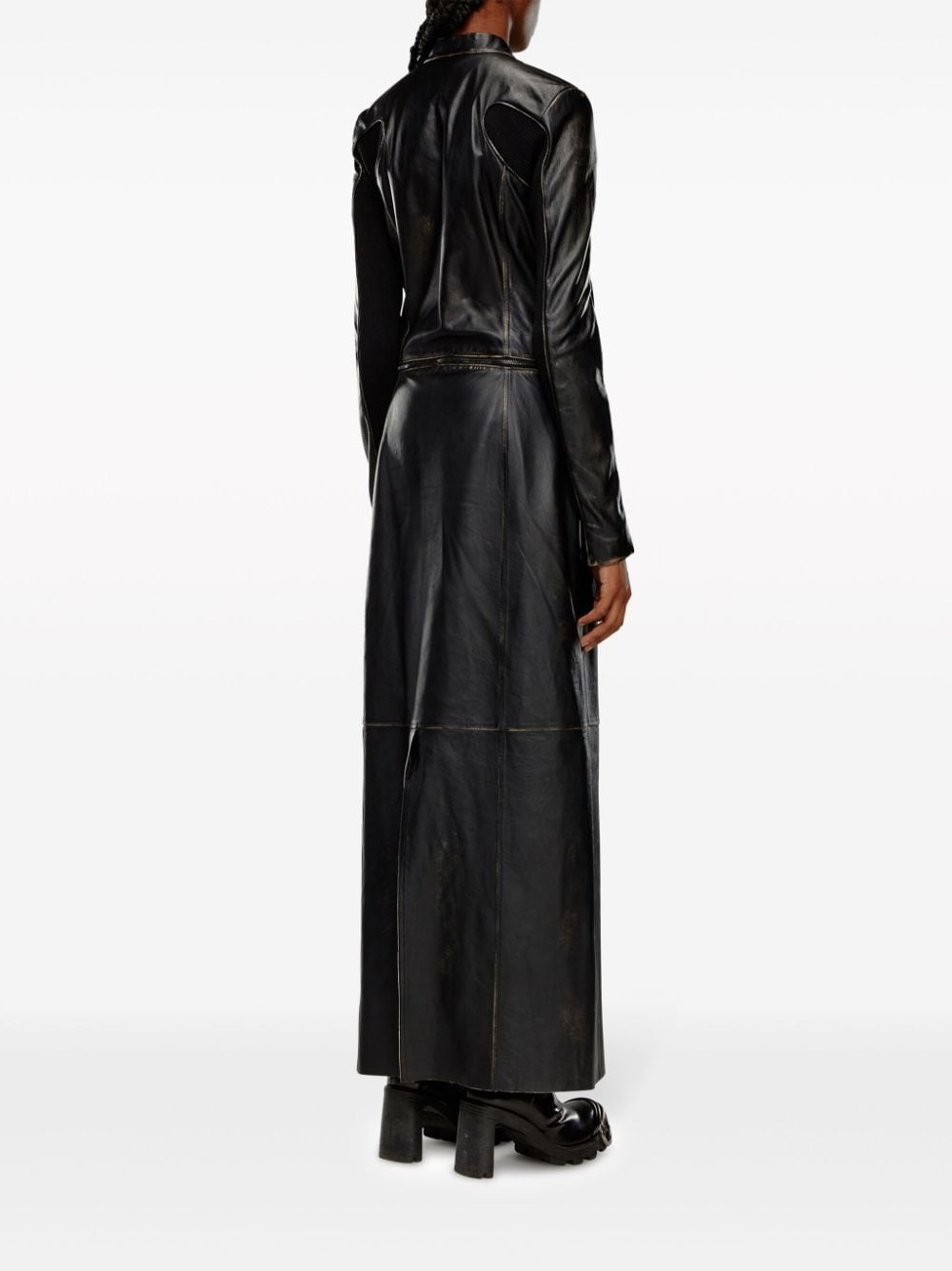 L-Tot leather maxi dress - 3