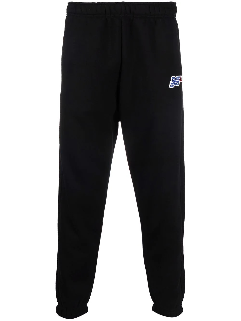 logo patch sweatpants - 1