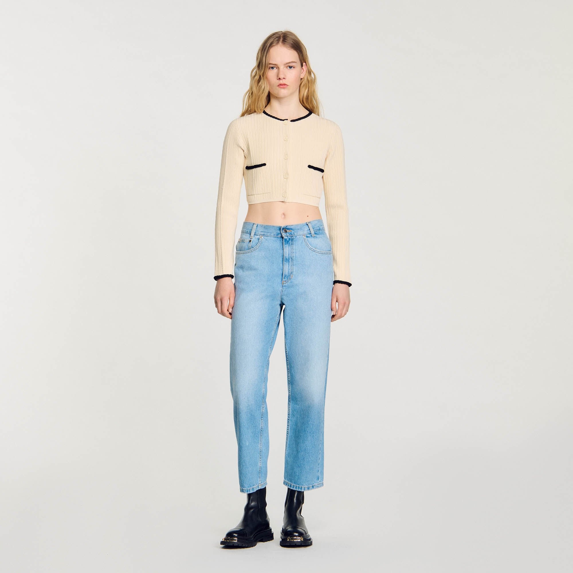 POINTELLE KNIT CARDIGAN - 3