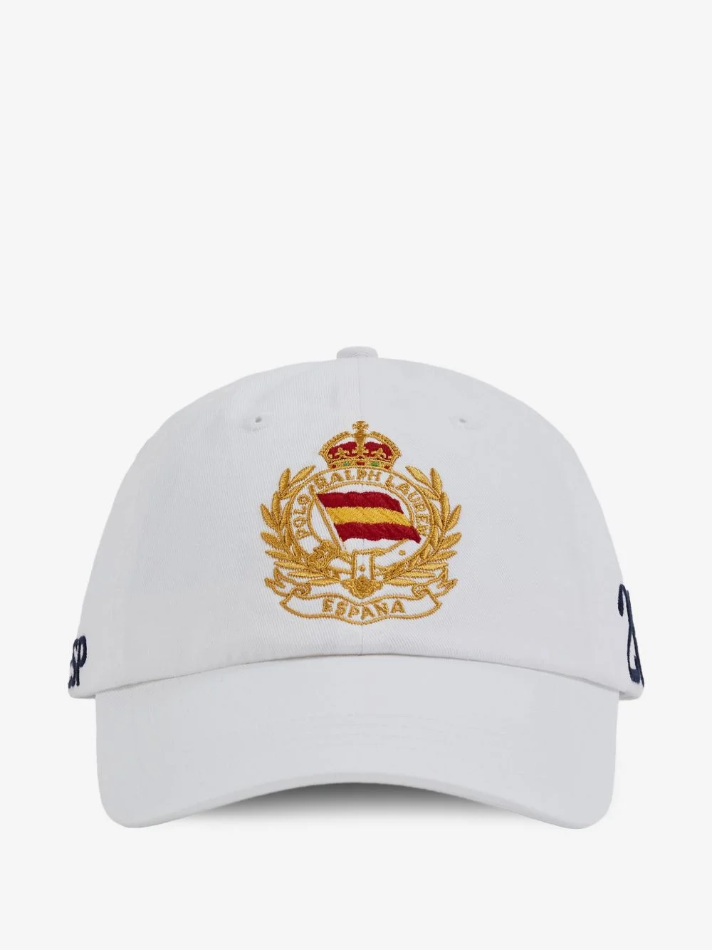 embroidered-crest baseball cap - 1