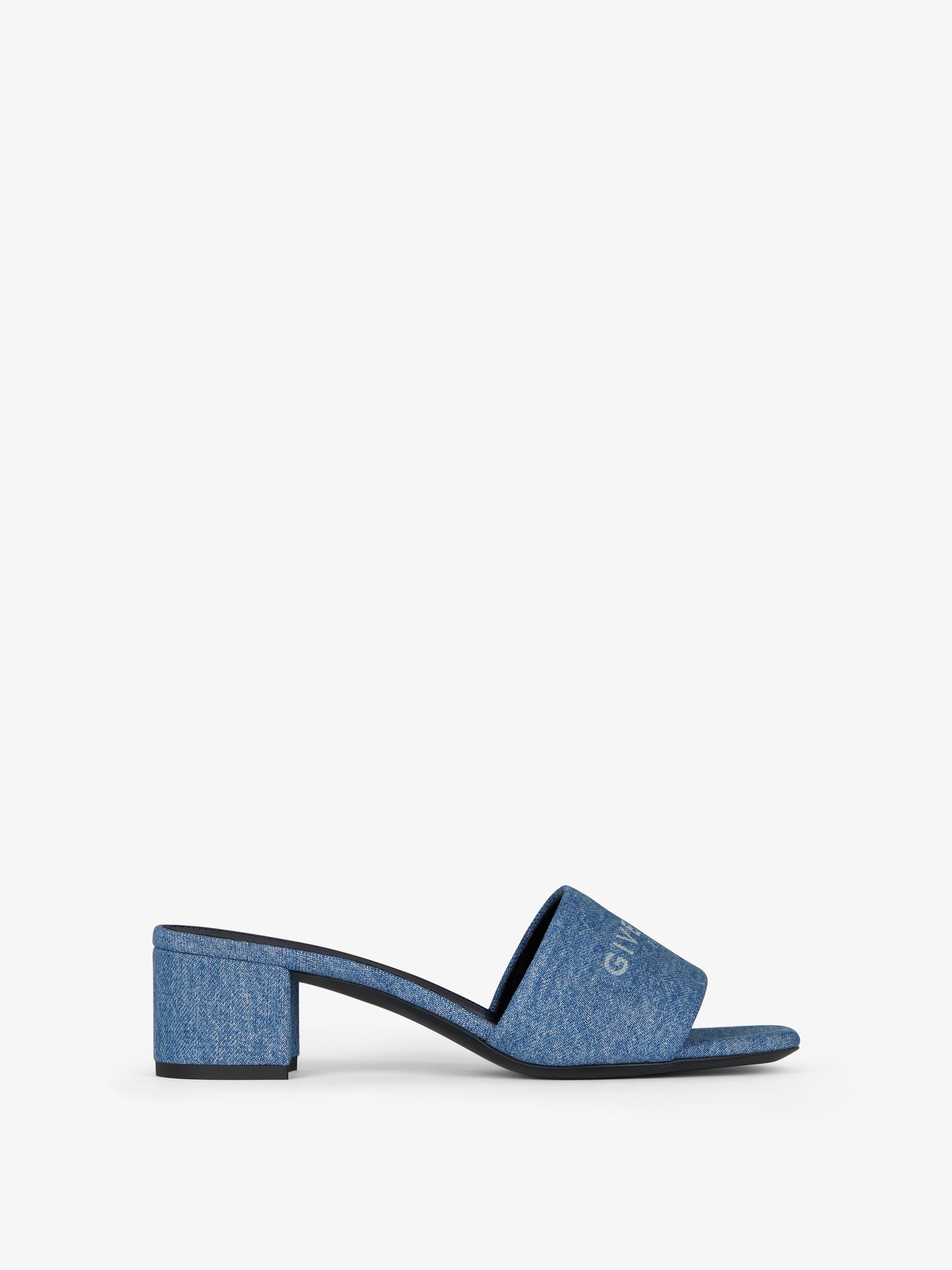 4G MULES IN DENIM - 1