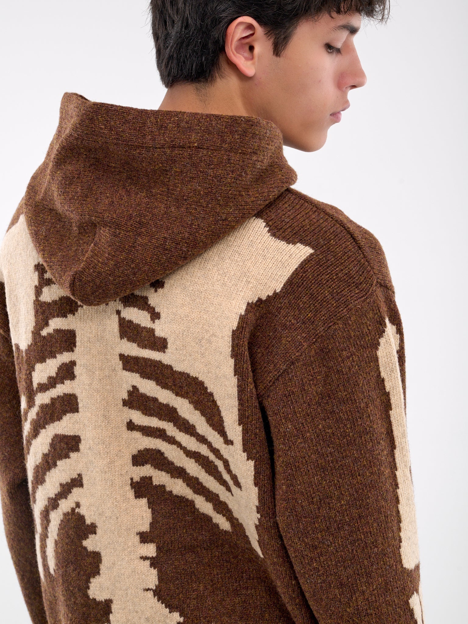 Bone Wool Hoodie - 5