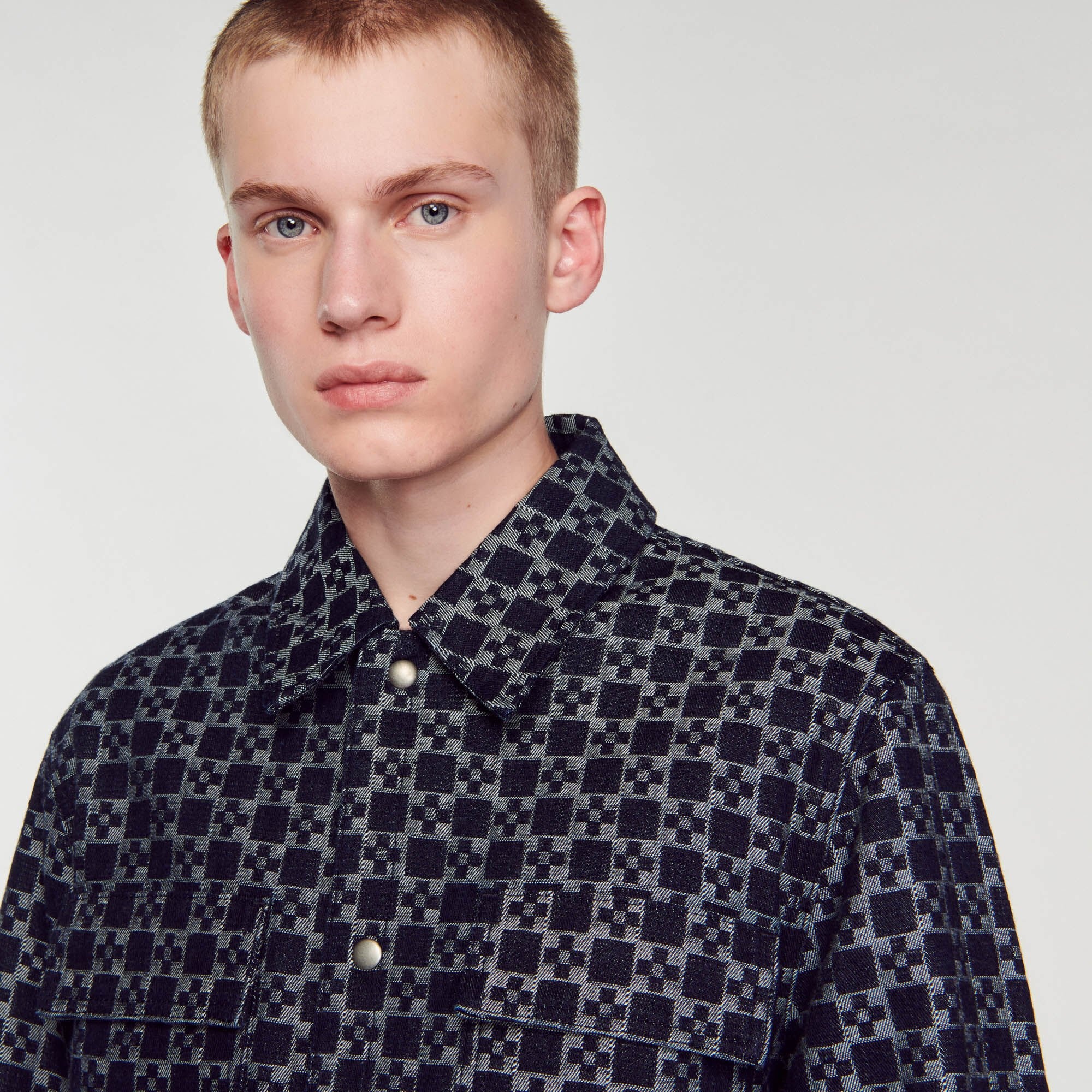 SQUARE CROSS OVERSHIRT - 4