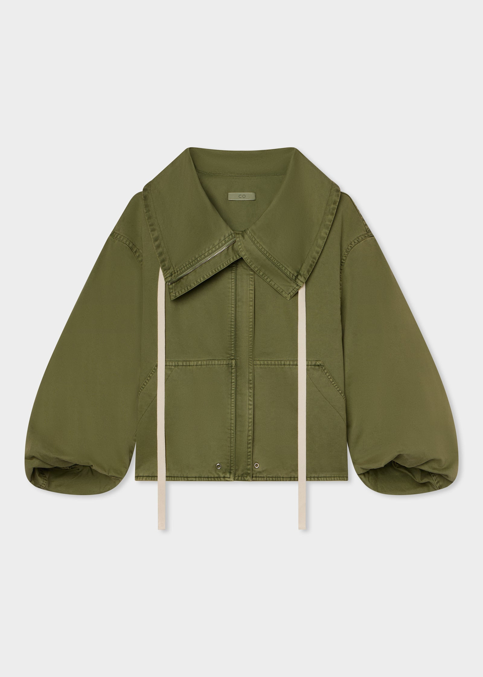 Rolled Collar Jacket - 1