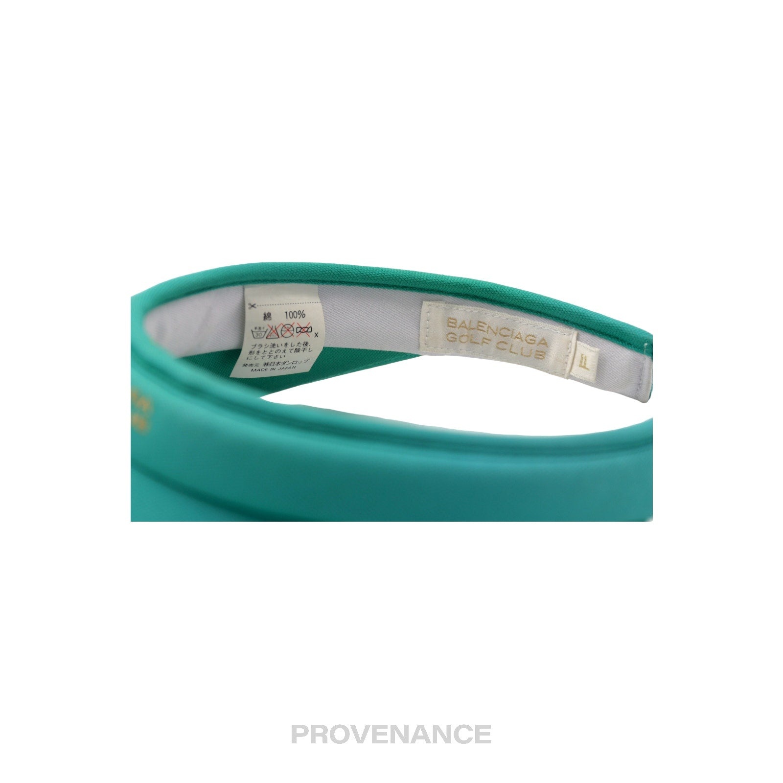 ? Balenciaga Golf Club Visor - Turquoise Balenciaga ? Balenciaga Golf Club Visor - Turquoise | Grailed main image 3