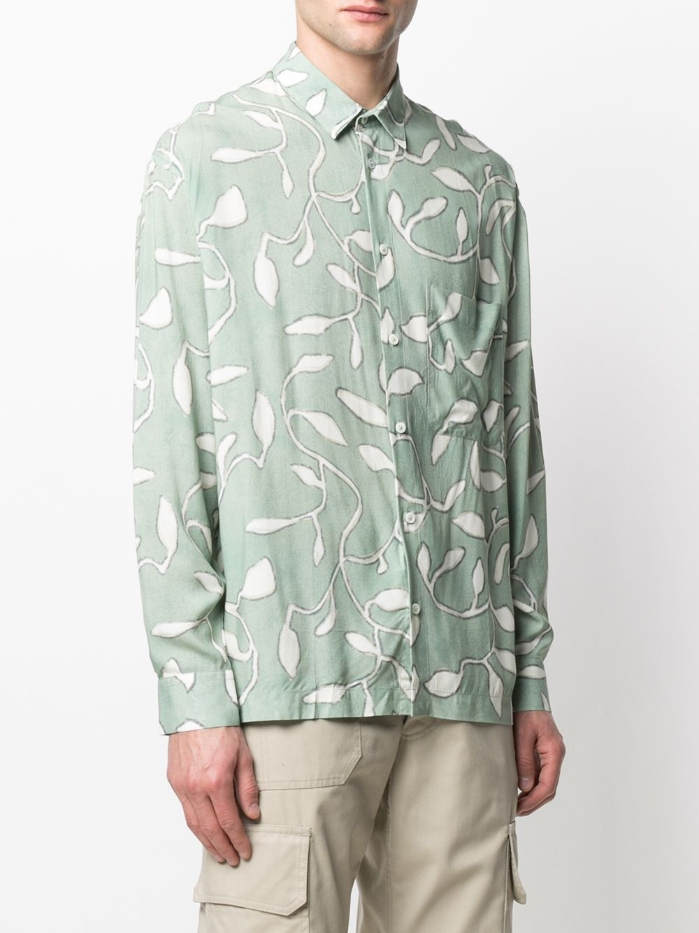 Baou leaf-print shirt - 3