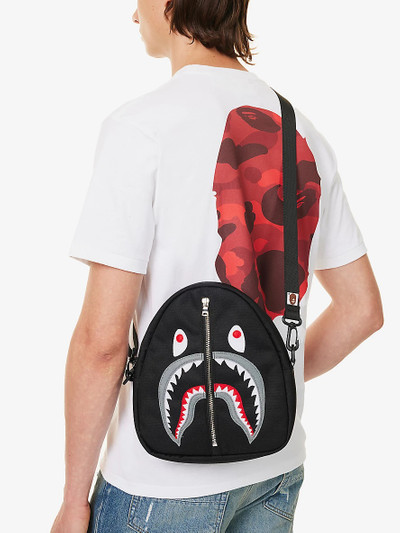 A BATHING APE® Shark woven cross-body bag outlook
