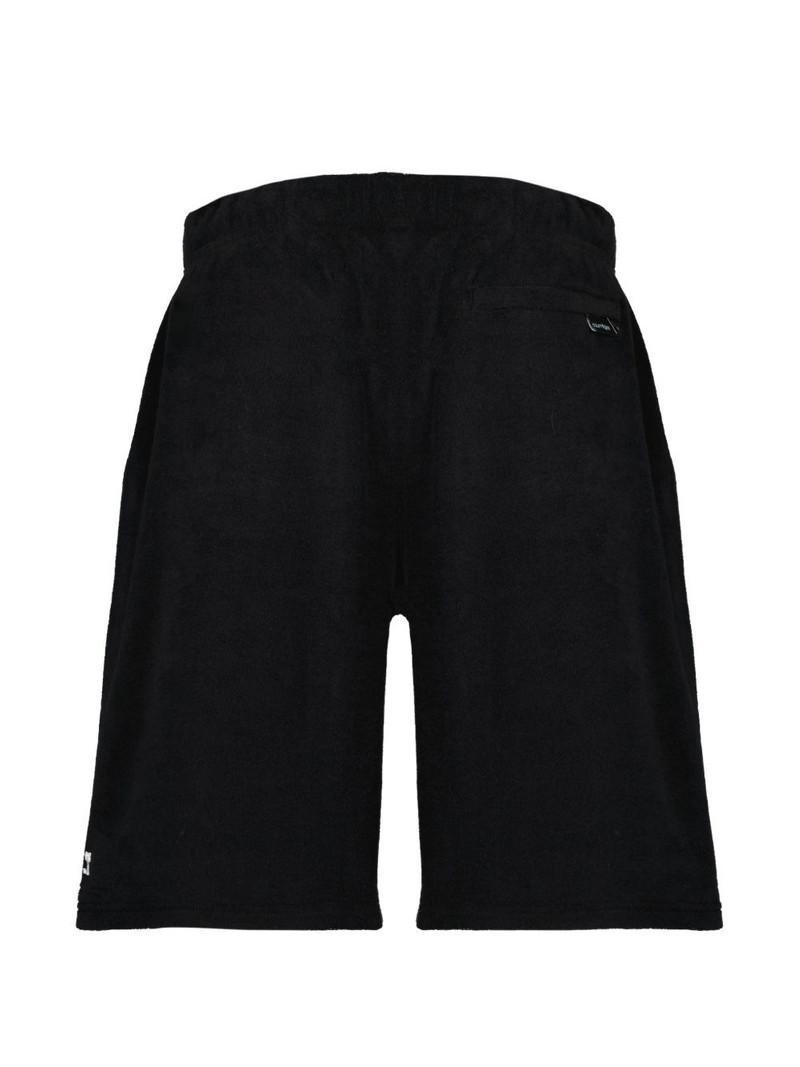 courrèges terry logo-detail shorts outlook