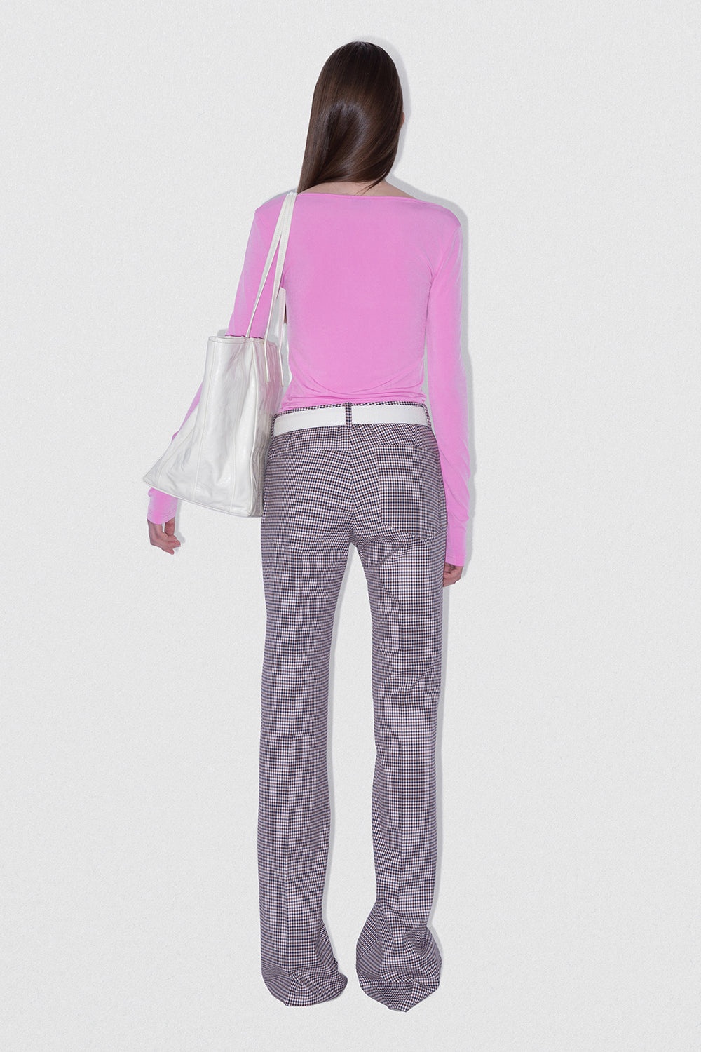 OPHELIA TOP MALIBU PINK POLY JERSEY - 3