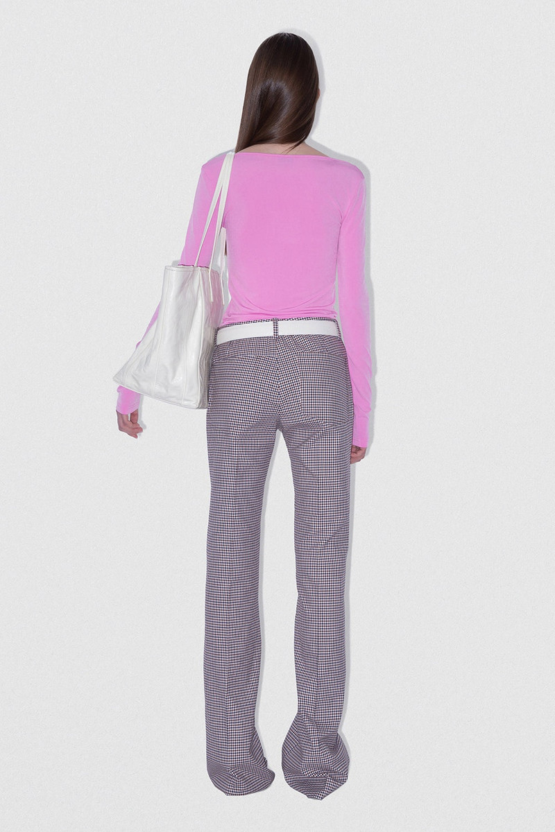 OPHELIA TOP MALIBU PINK POLY JERSEY 3