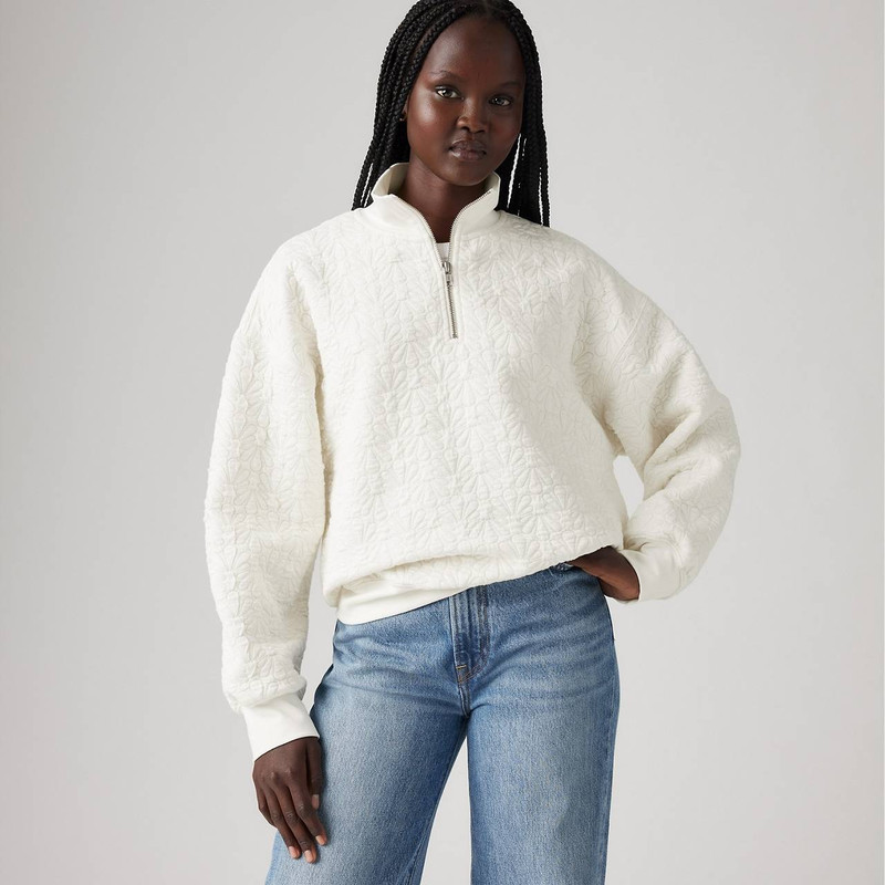 Levi's 1/4 ZIP QUILTED FLEECE SWEATSHIRT outlook