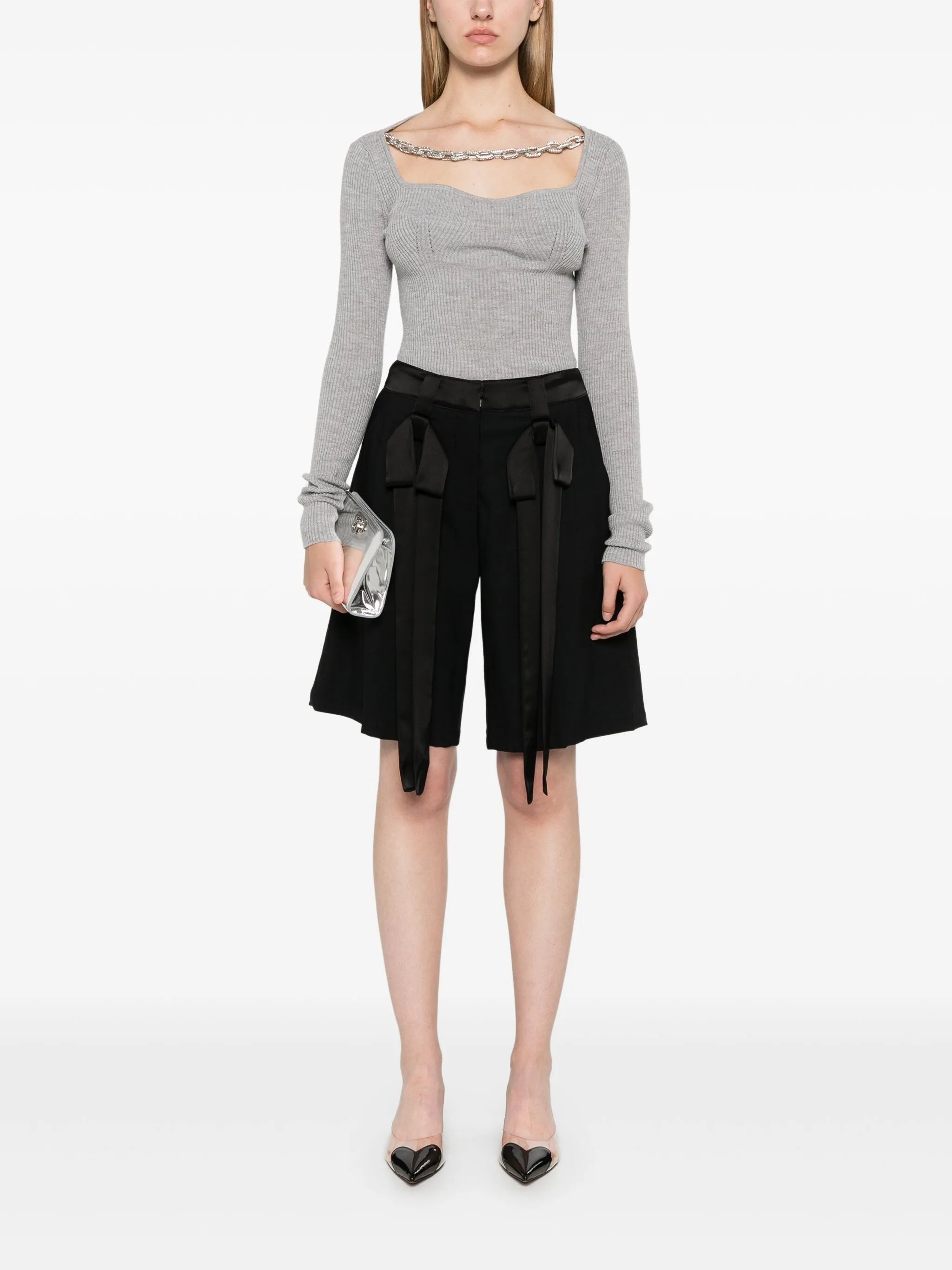 Bow-embellished Shorts - 2