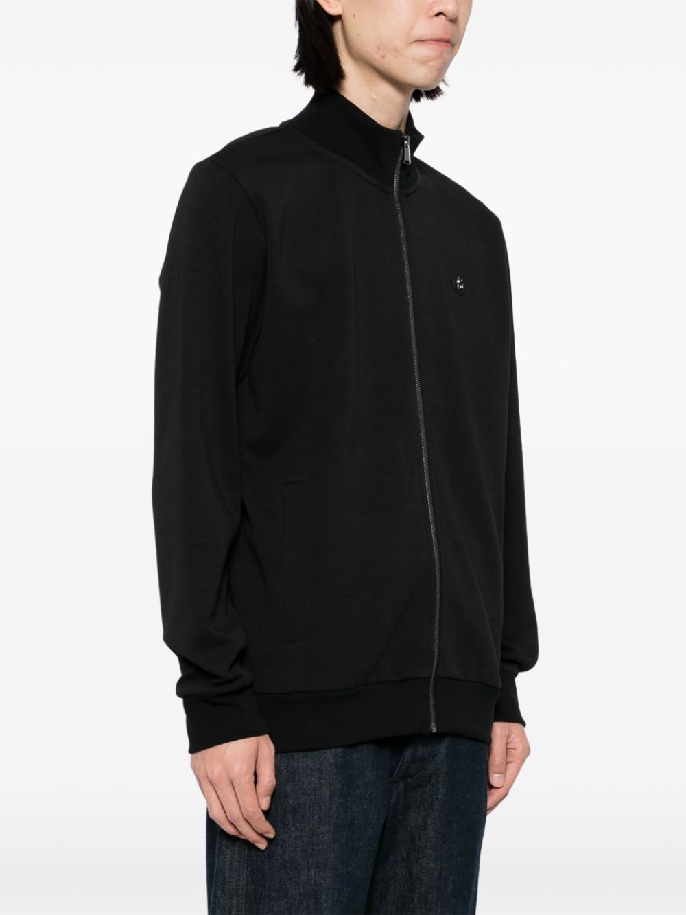 logo-patch jacket - 3