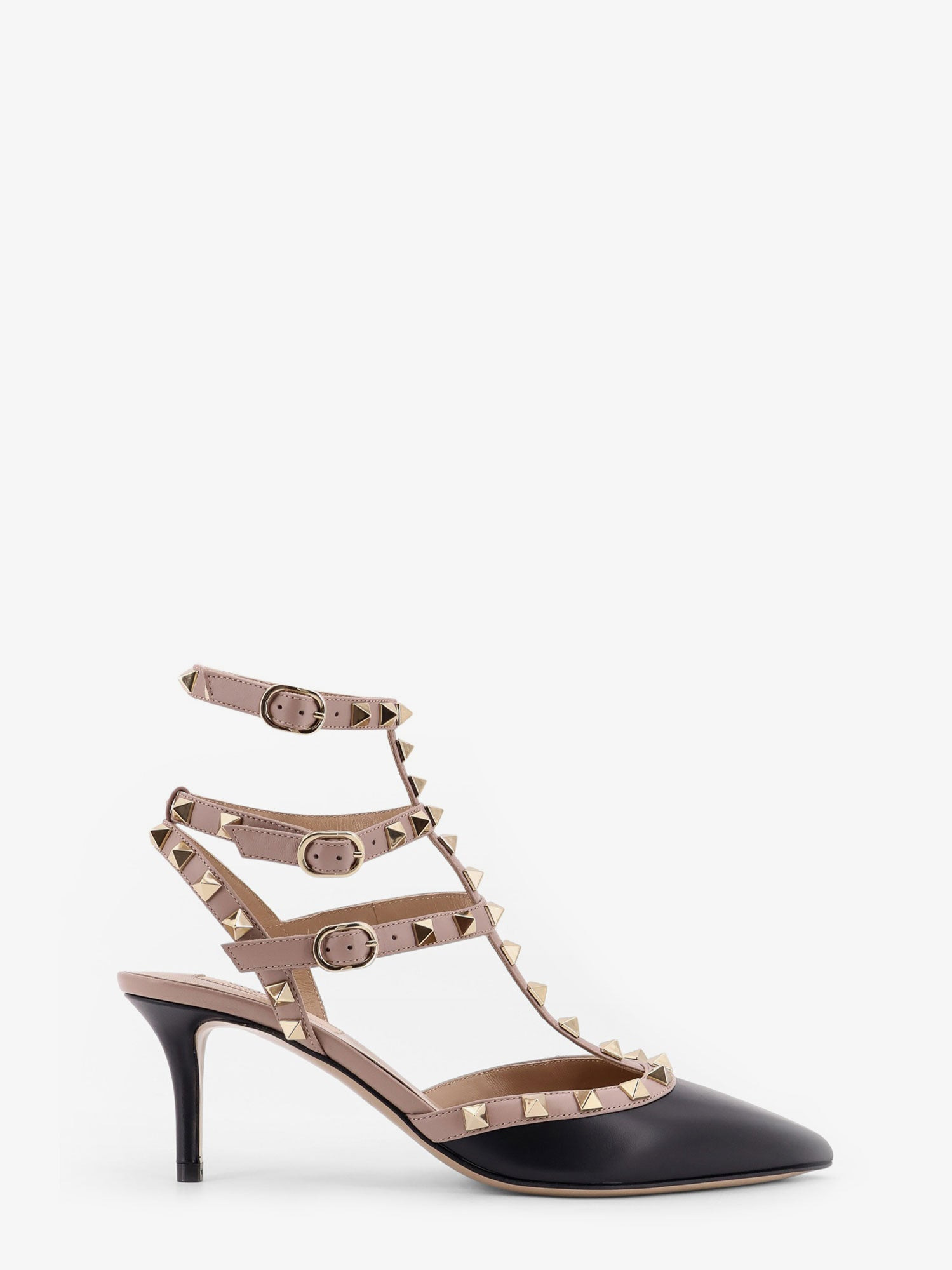 Valentino Garavani Rockstud Leather Decolleté Slingback - 1