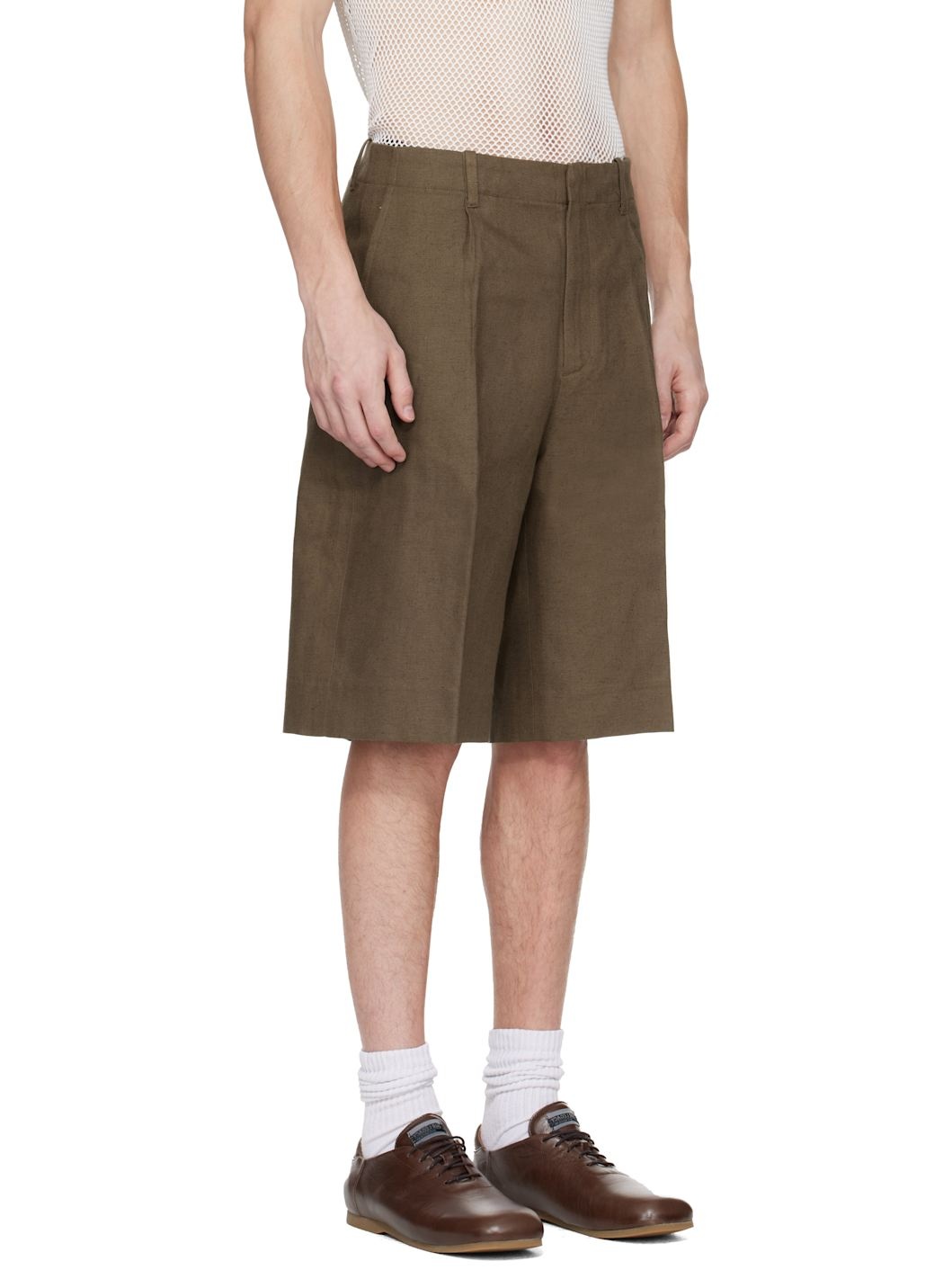 Brown Borrowed Shorts - 2