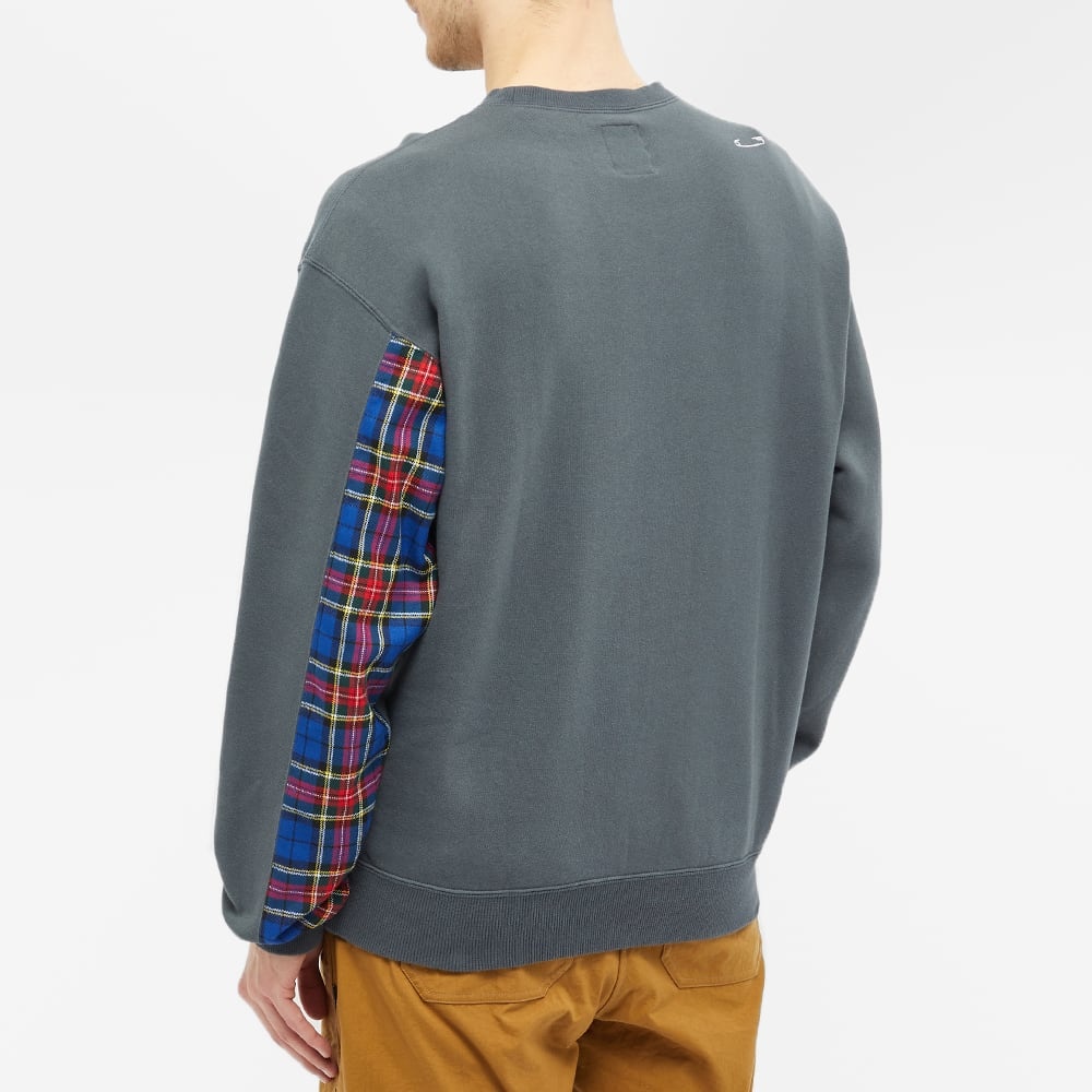 Uniform Experiment Panel Sleeve Wide Crew Sweat - 7