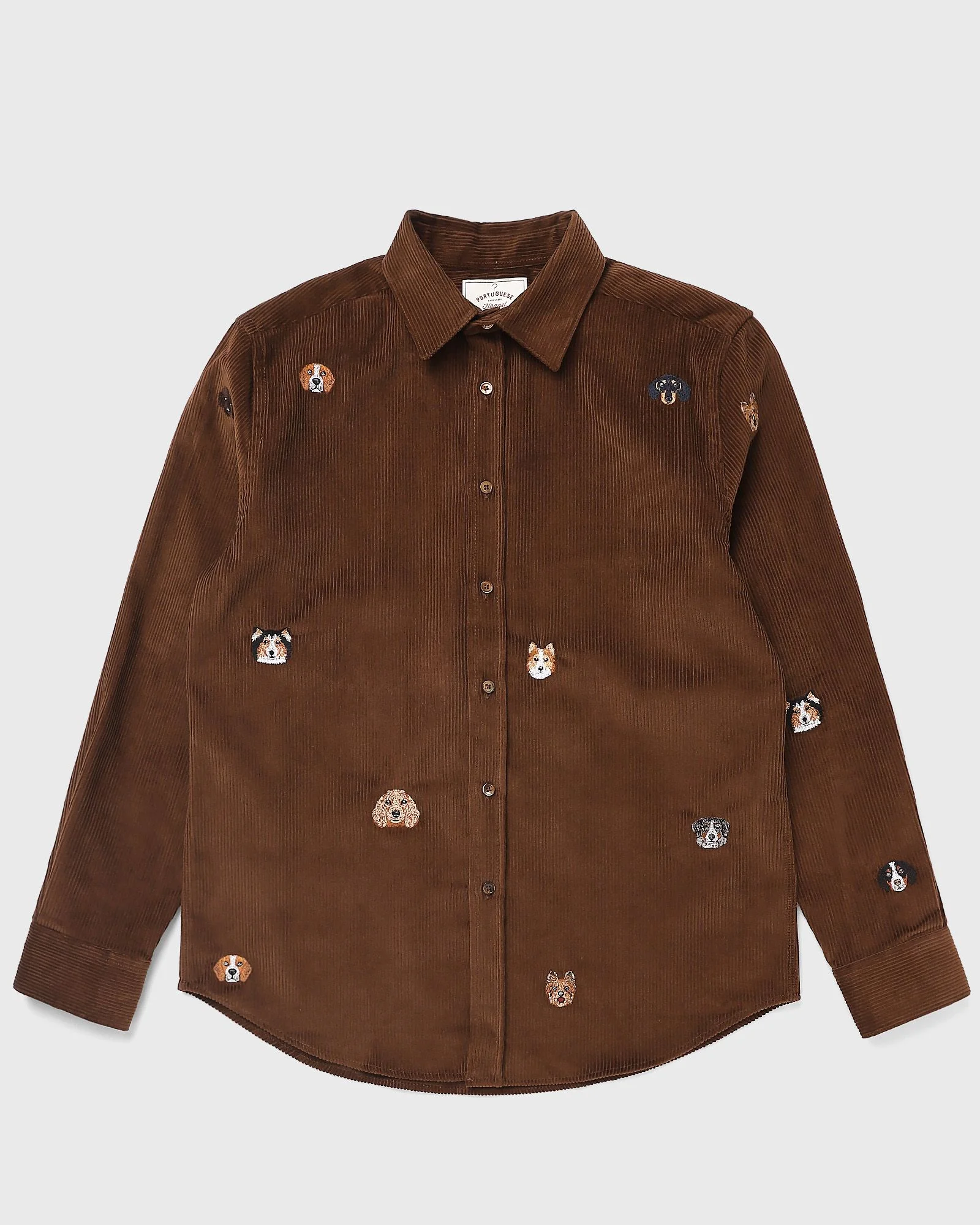 Lobo Brown Embroidery - 1