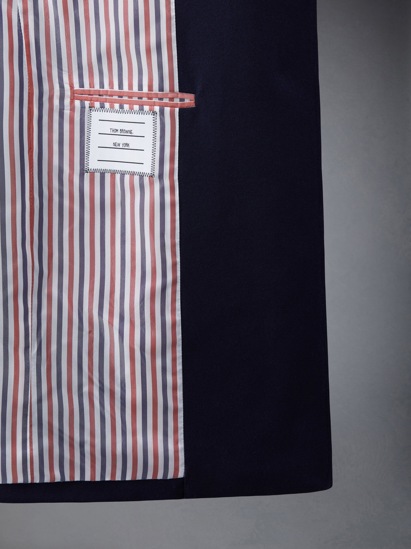 Flannel 4-Bar Sack Overcoat 5