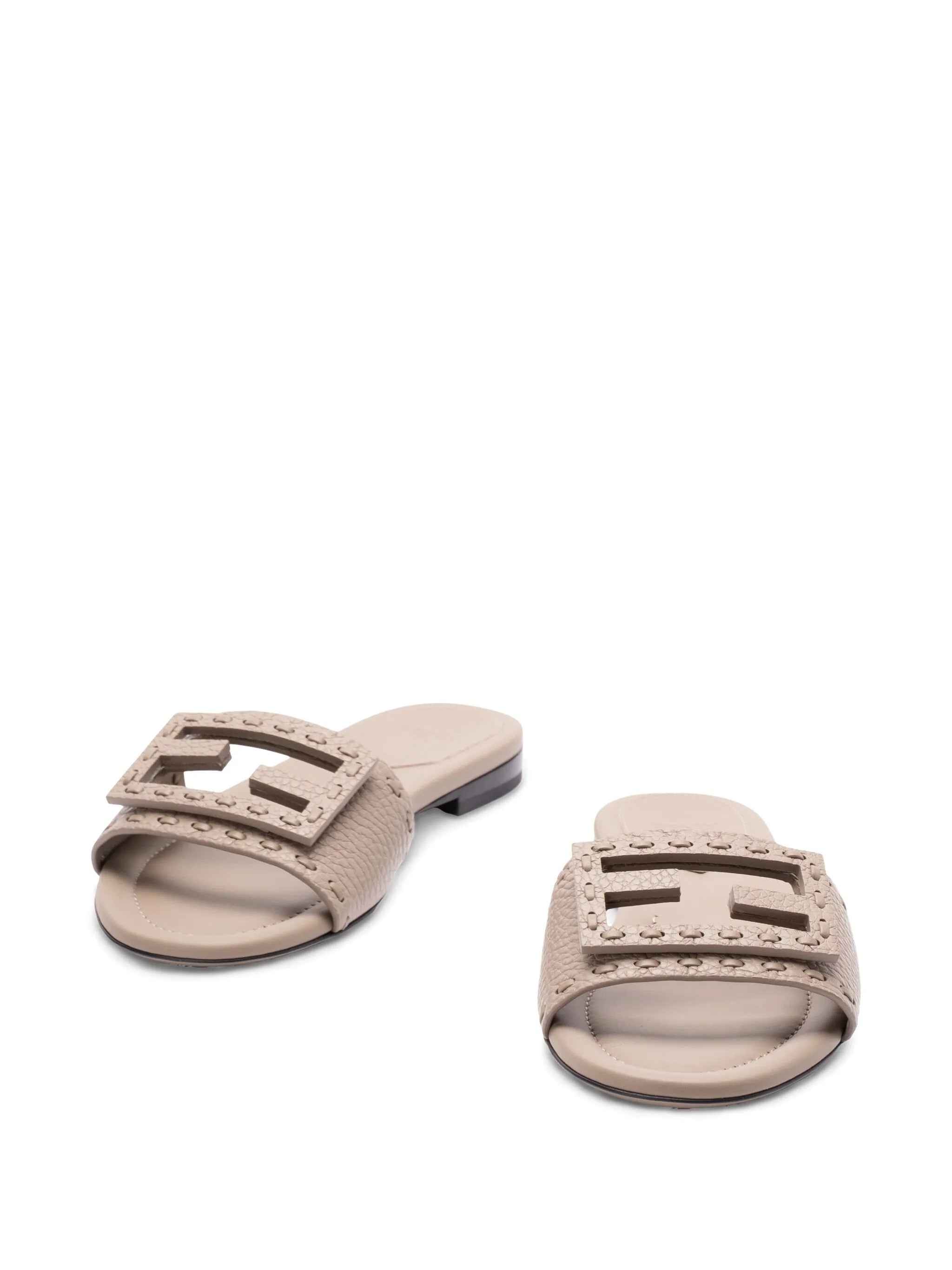 Leather Slides - 4